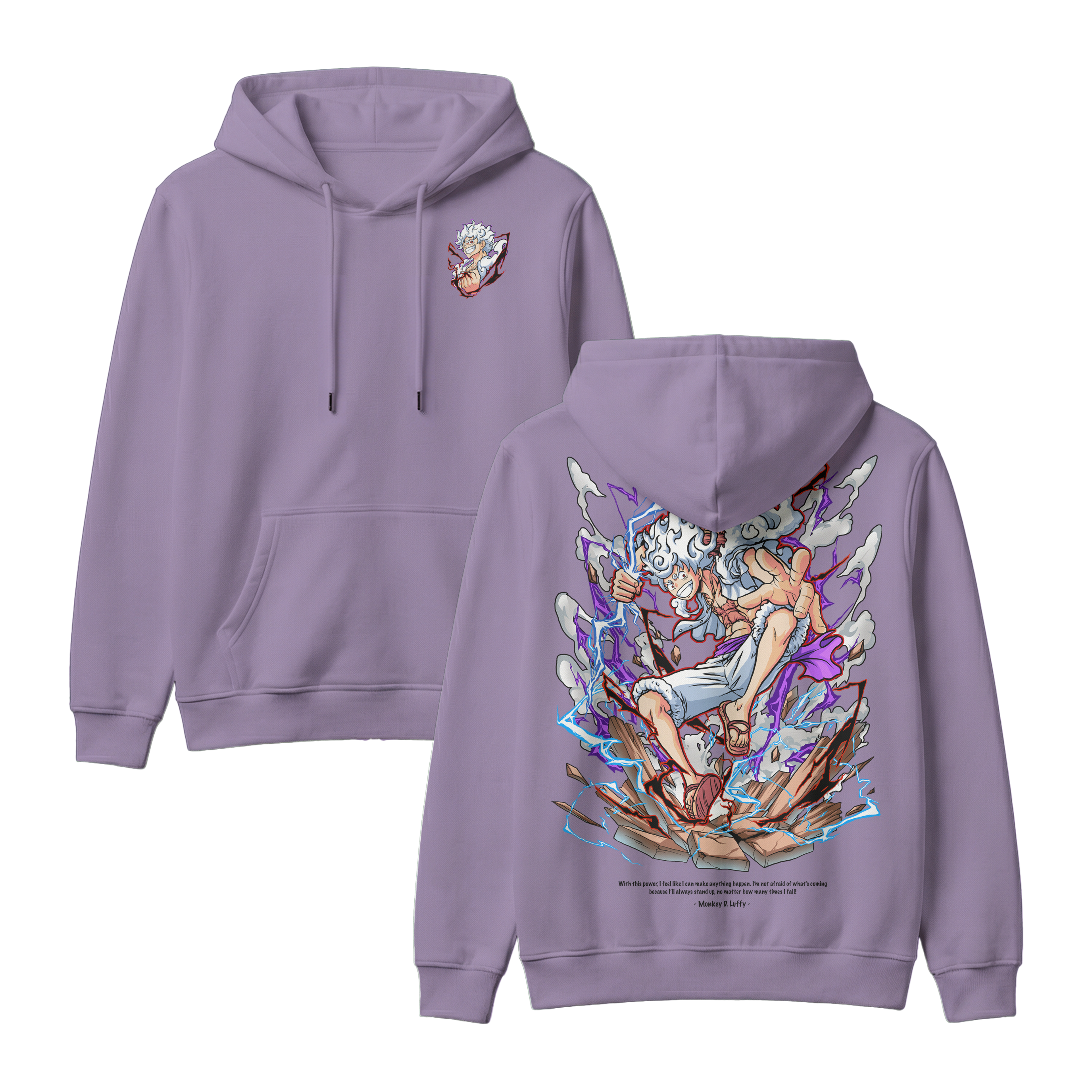 Anime One Piece Monkey D. Luffy Pullover Hoodie - RZM001