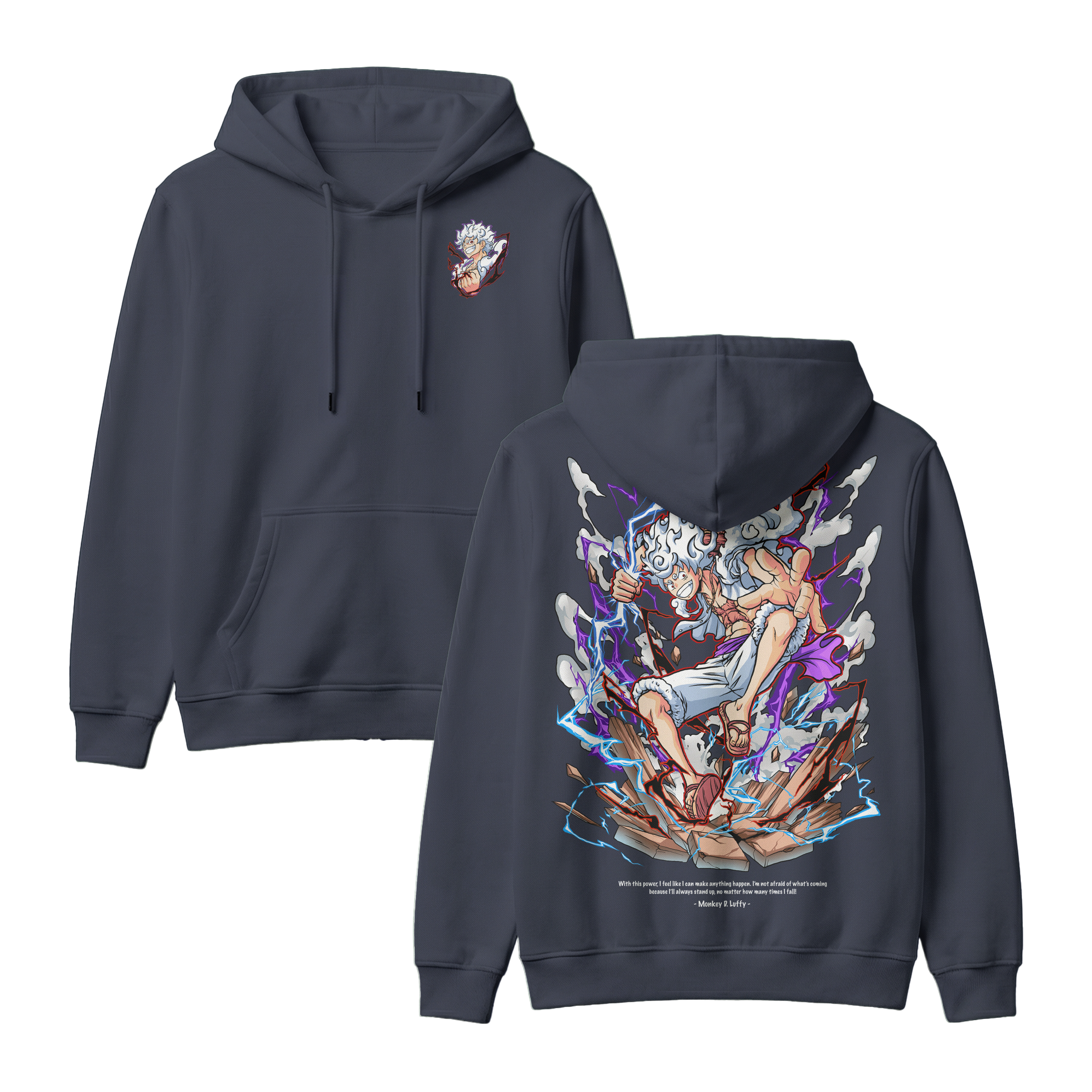Anime One Piece Monkey D. Luffy Pullover Hoodie - RZM001