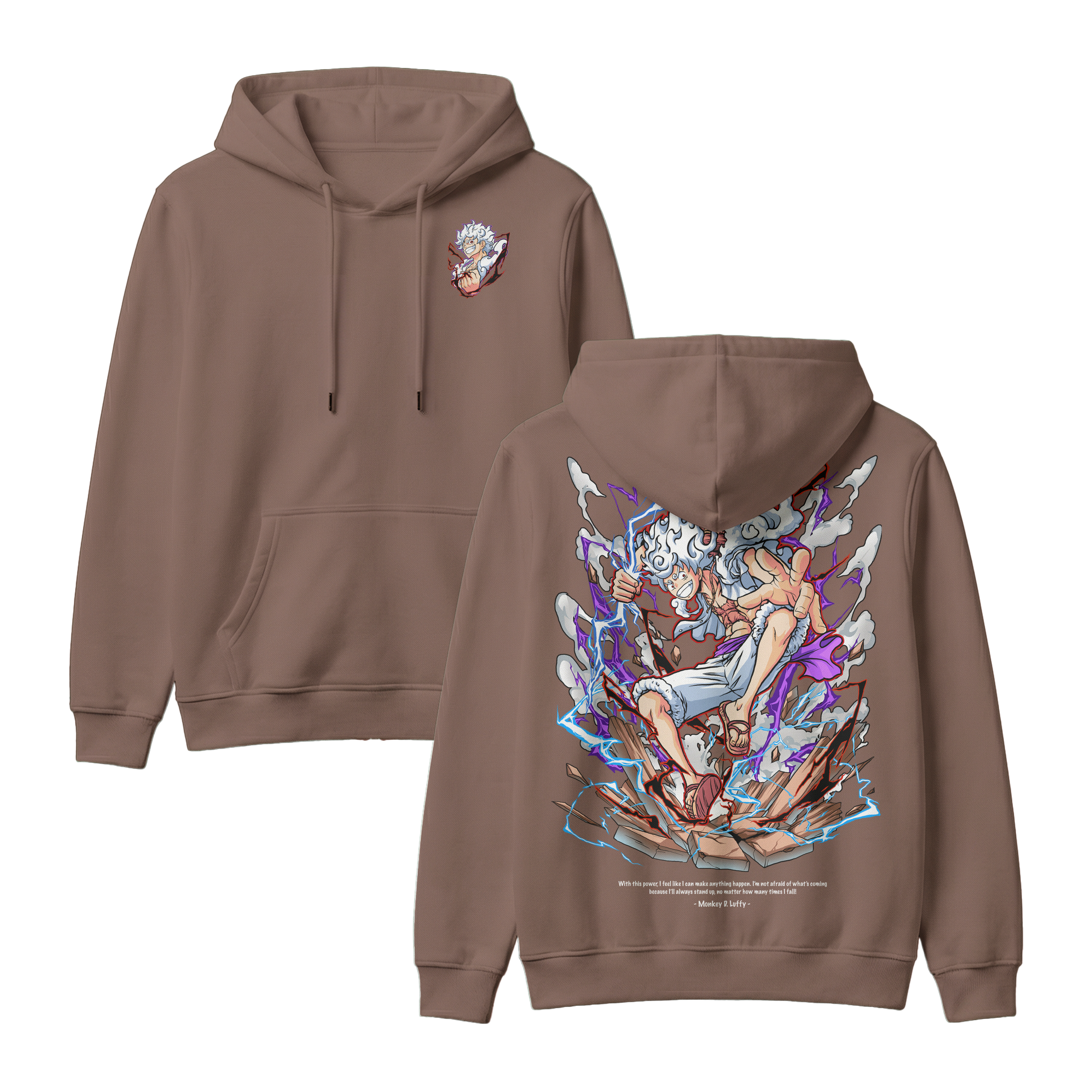 Anime One Piece Monkey D. Luffy Pullover Hoodie - RZM001