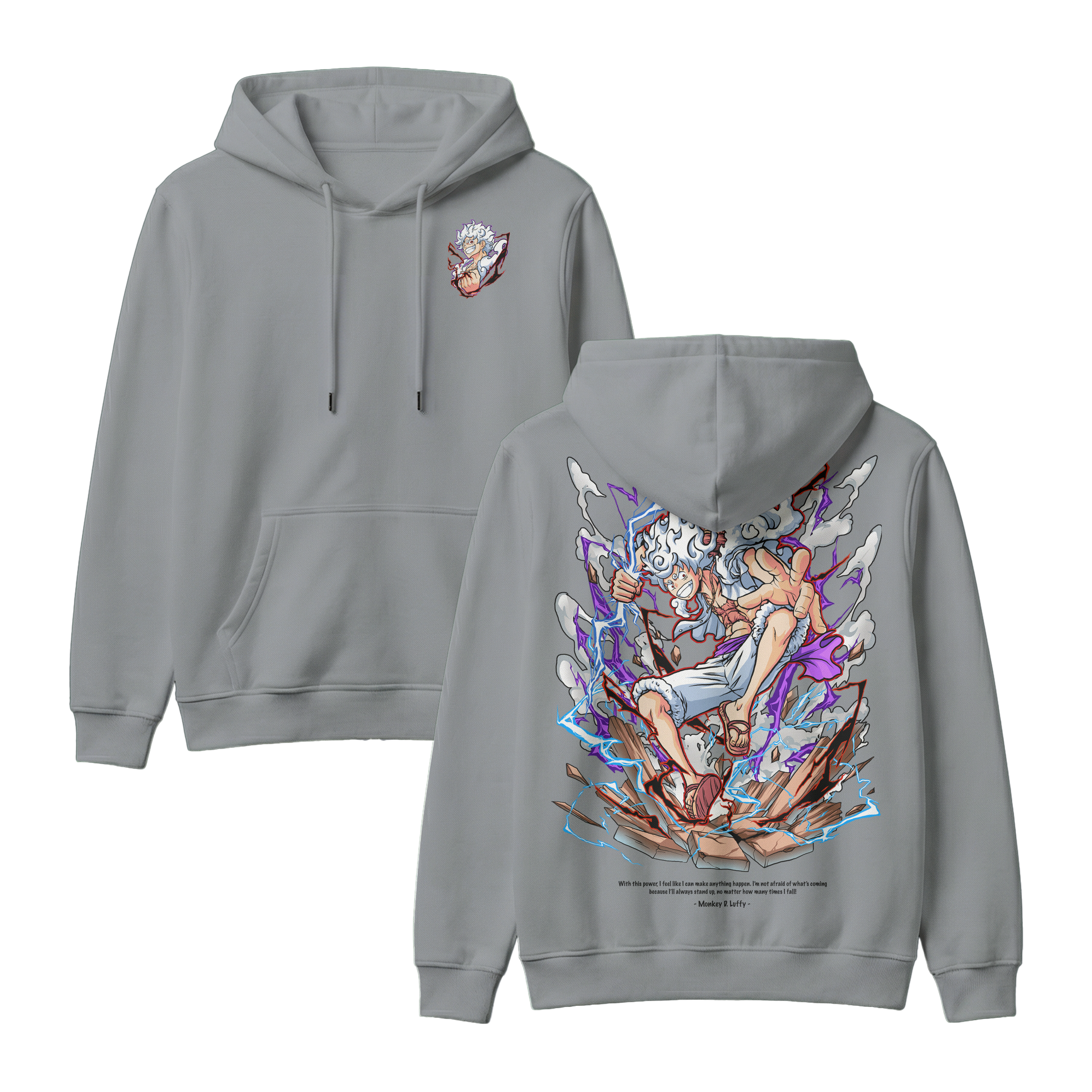 Anime One Piece Monkey D. Luffy Pullover Hoodie - RZM001