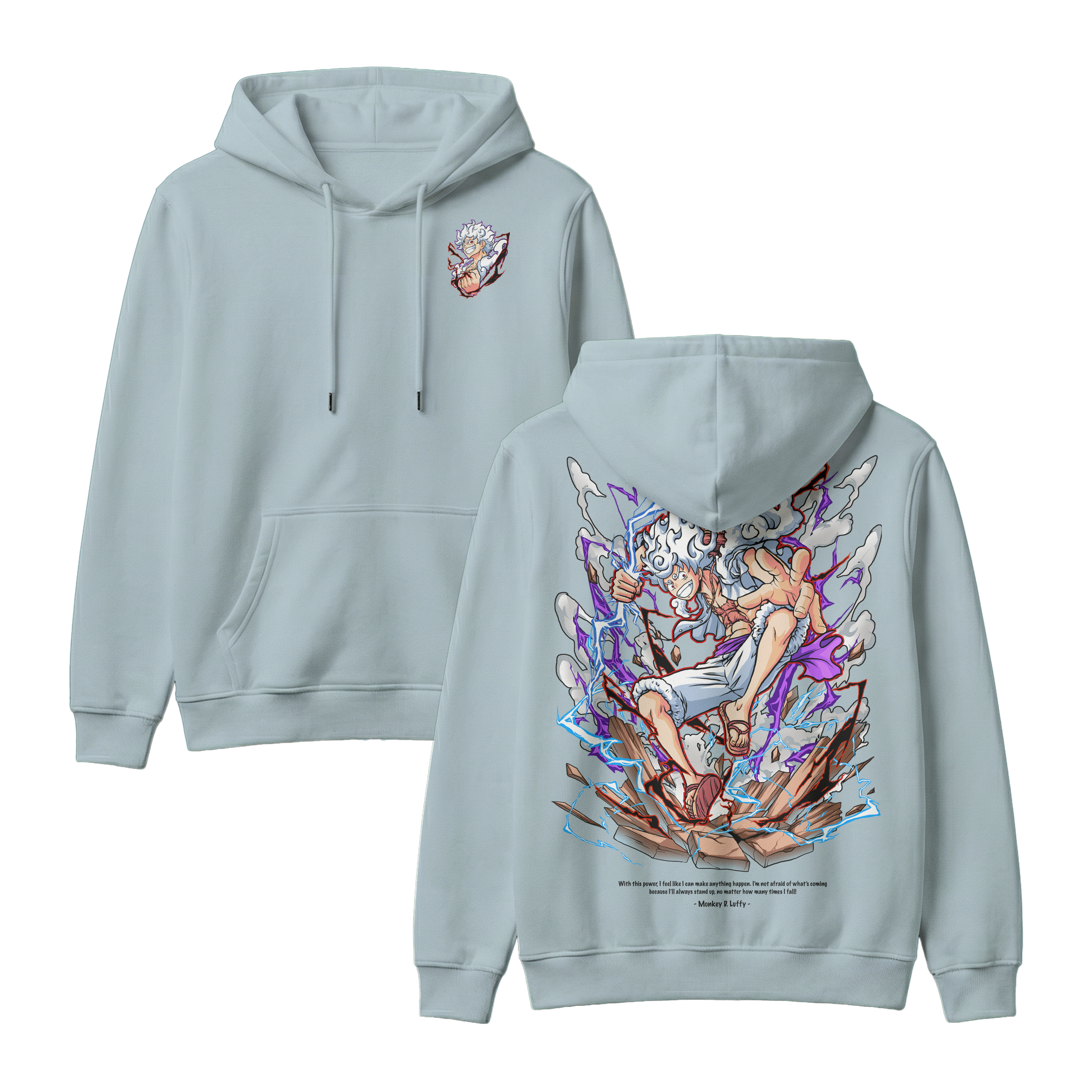Anime One Piece Monkey D. Luffy Pullover Hoodie - RZM001