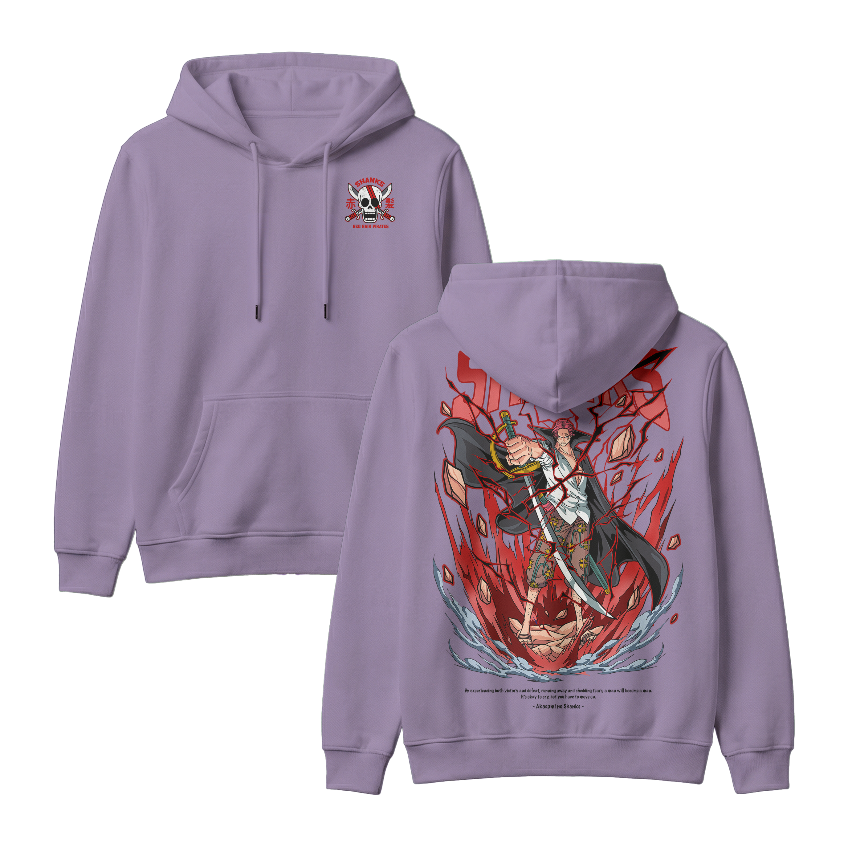 Anime One Piece Akagami no Shanks Pullover Hoodie - RZM003