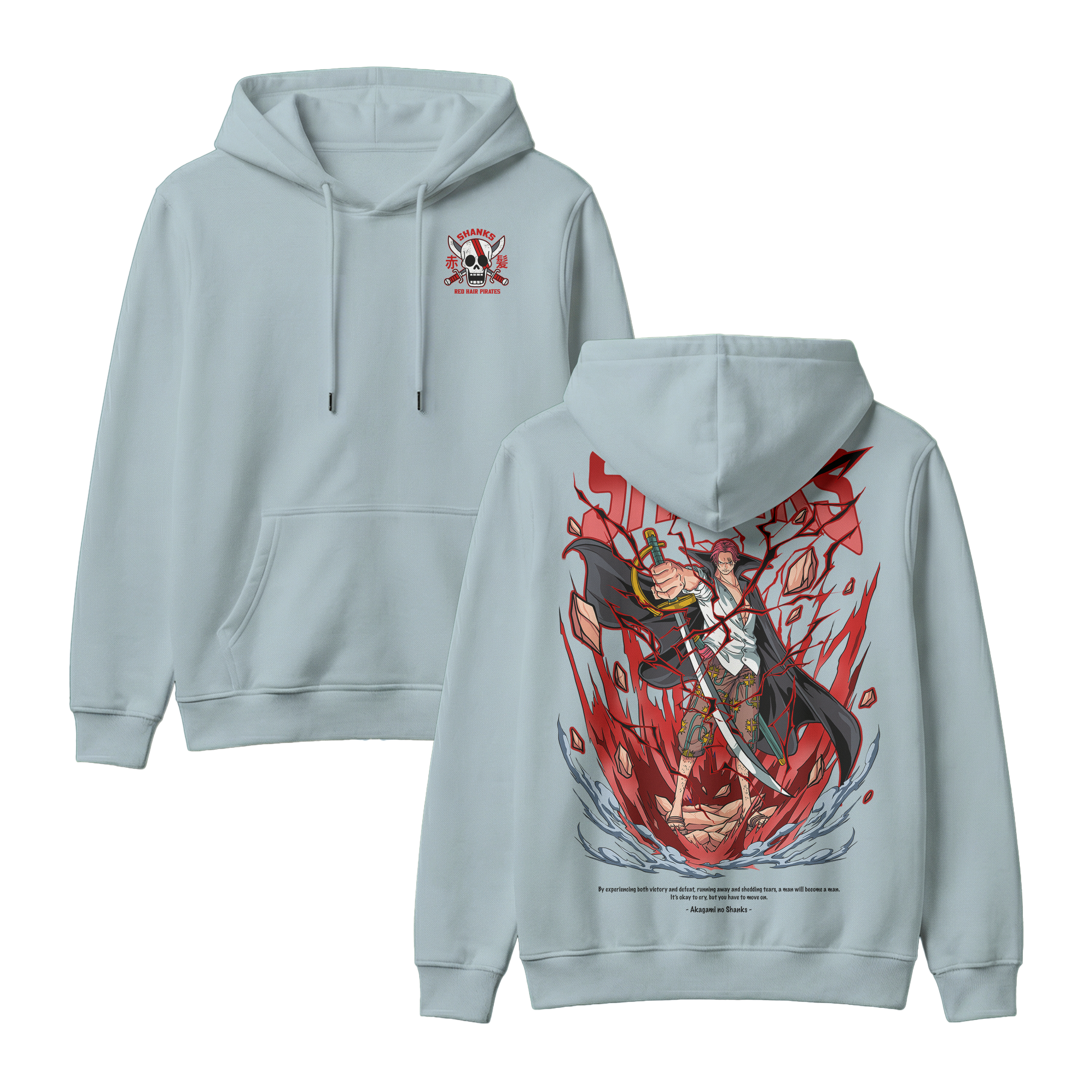Anime One Piece Akagami no Shanks Pullover Hoodie - RZM003