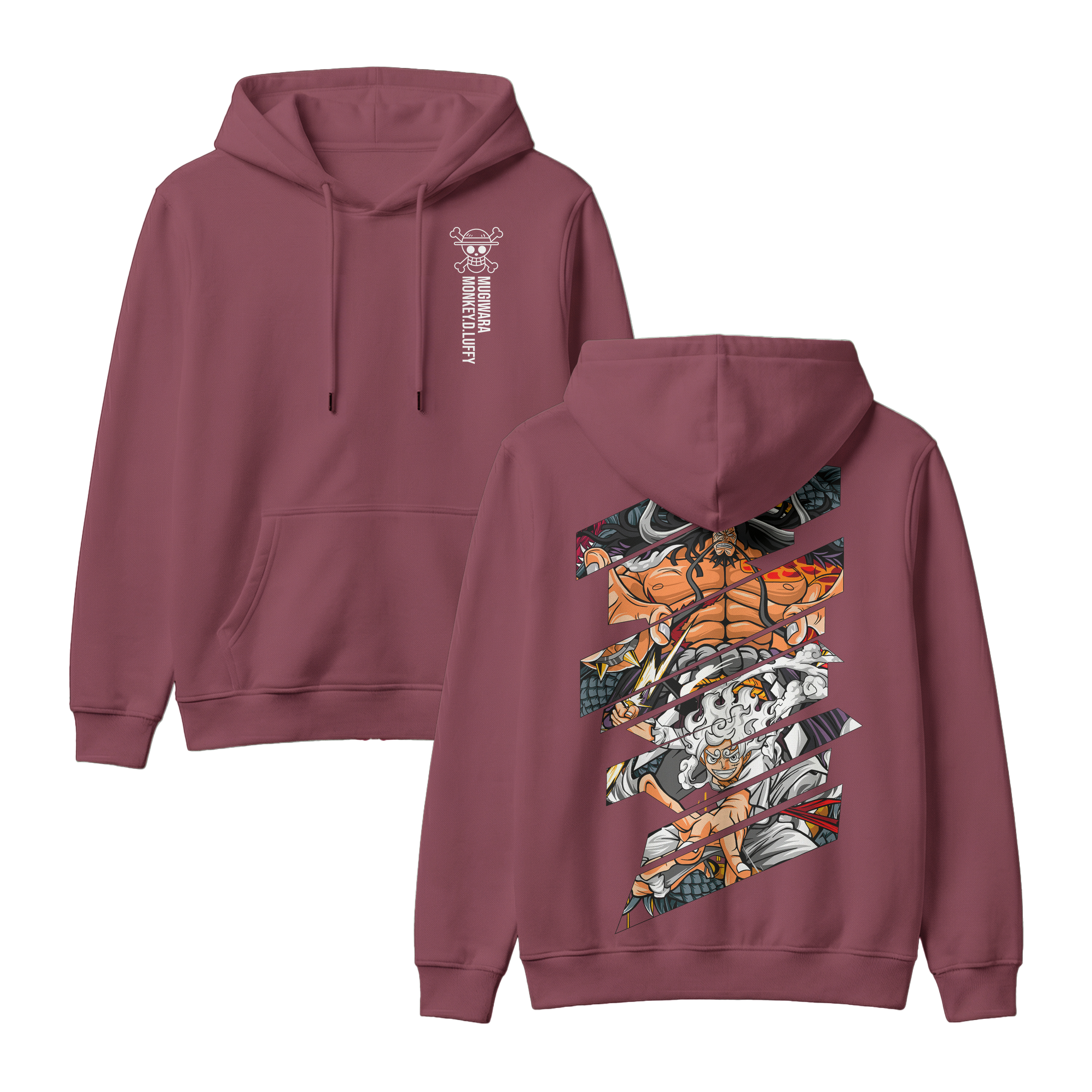 Anime One Piece Monkey D. Luffy Pullover Hoodie - RZM005