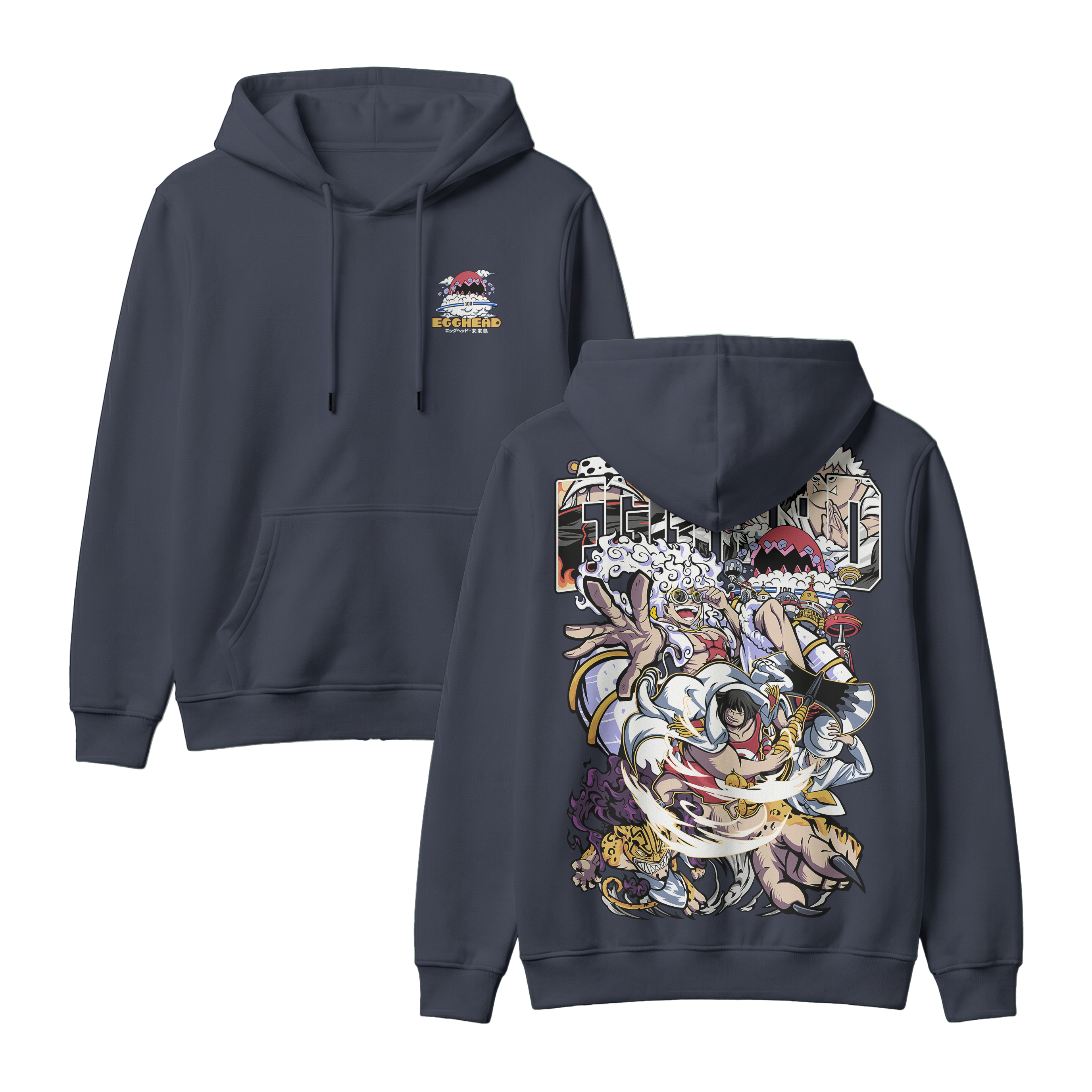 Anime One Piece Egghead Arc Pullover Hoodie - RZM013