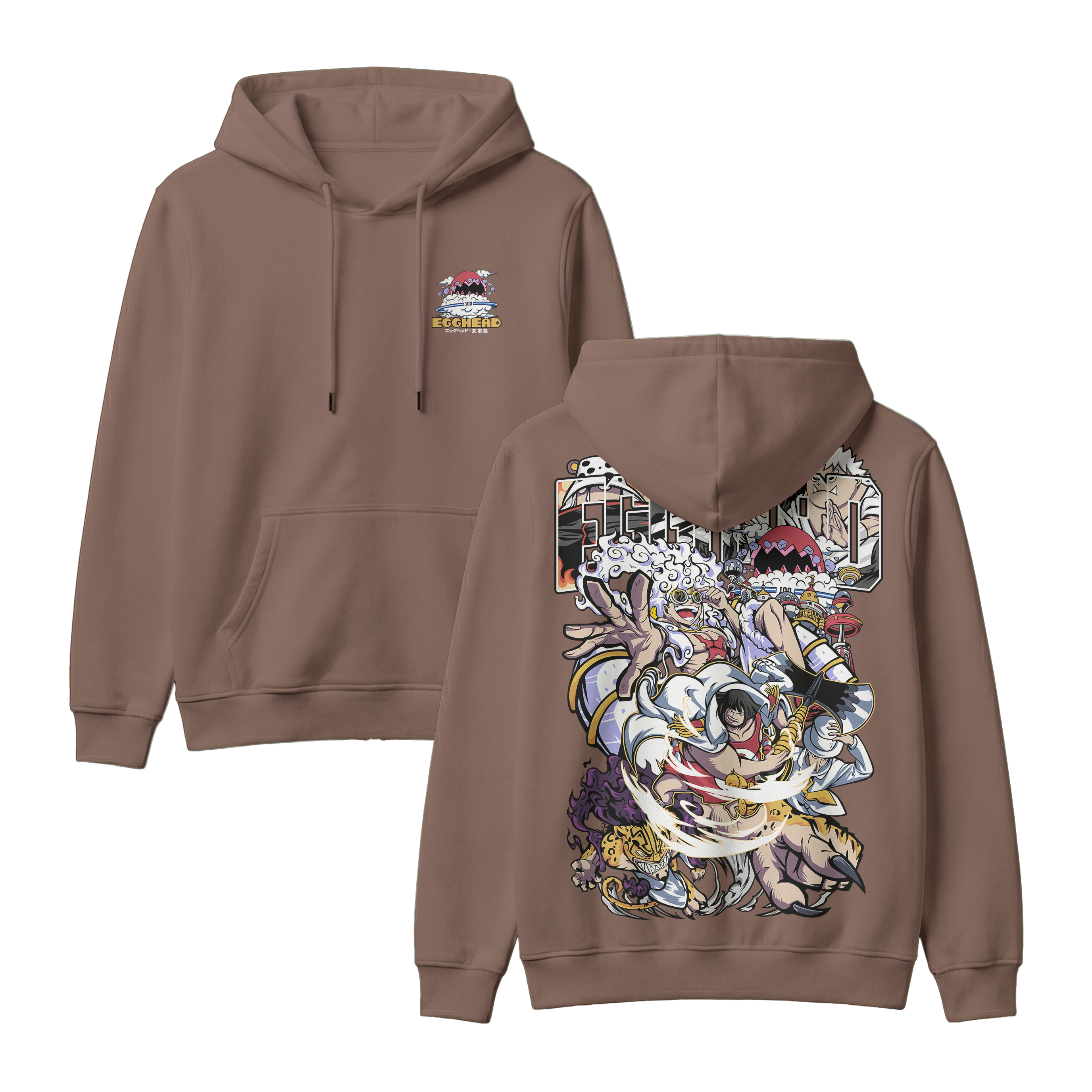 Anime One Piece Egghead Arc Pullover Hoodie - RZM013
