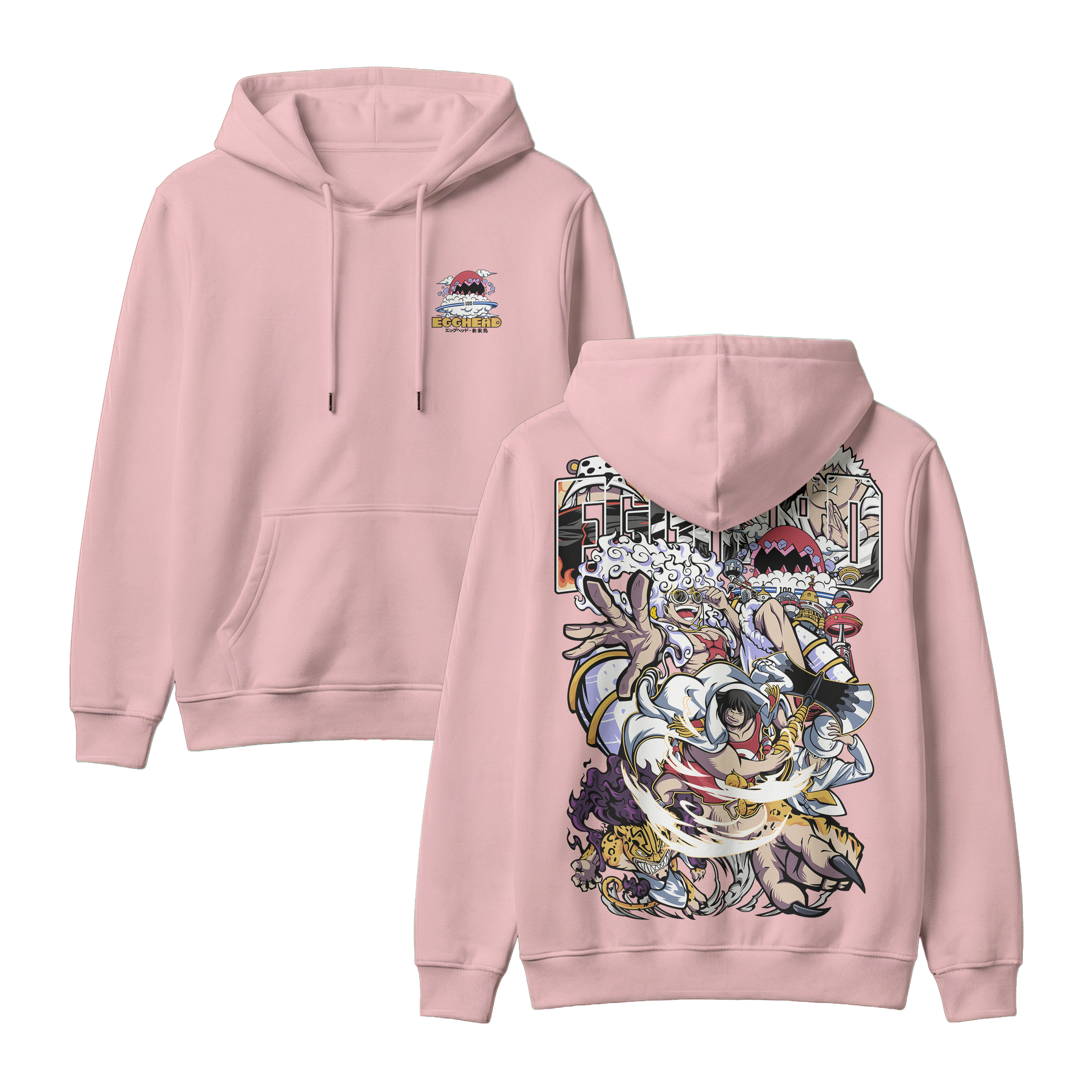Anime One Piece Egghead Arc Pullover Hoodie - RZM013