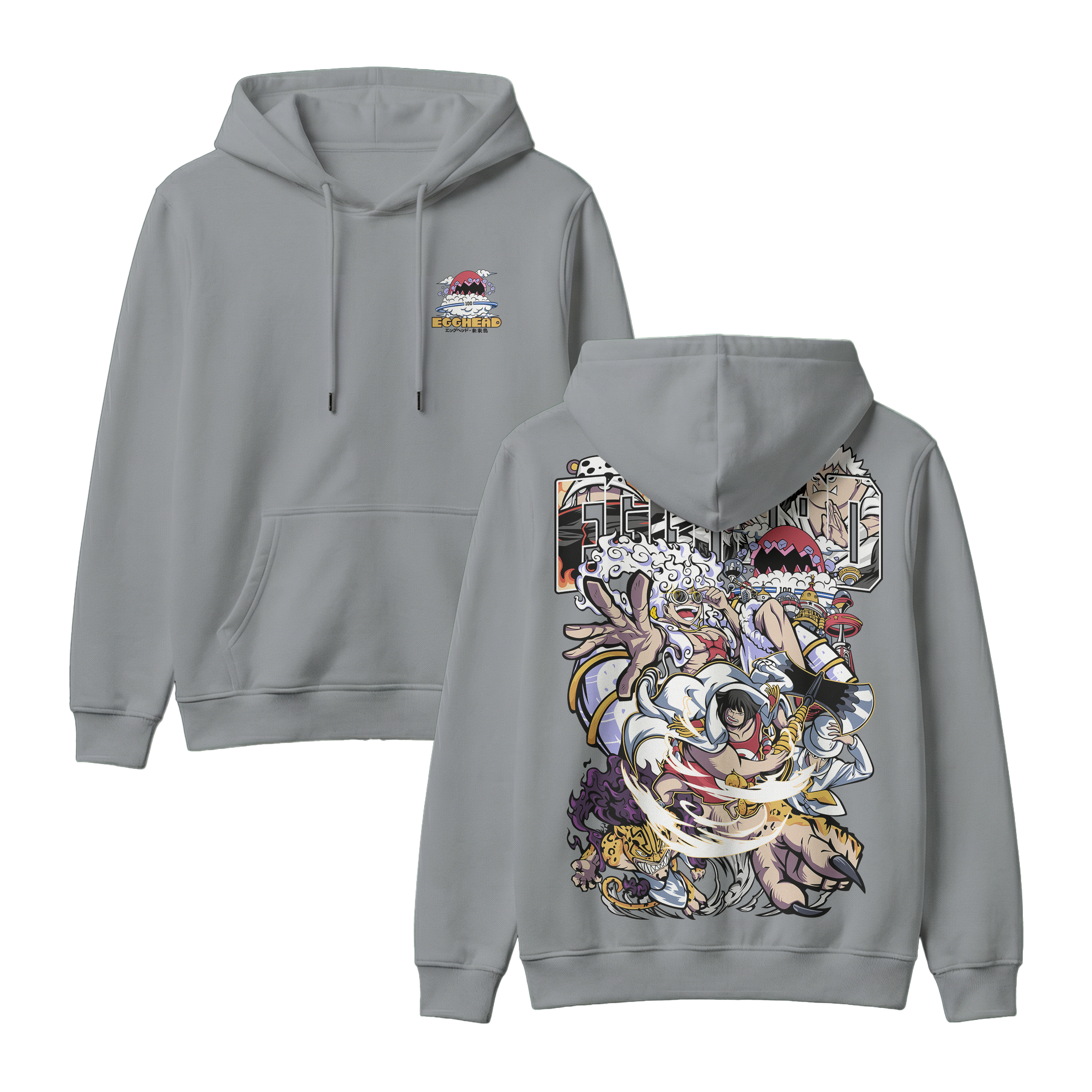Anime One Piece Egghead Arc Pullover Hoodie - RZM013