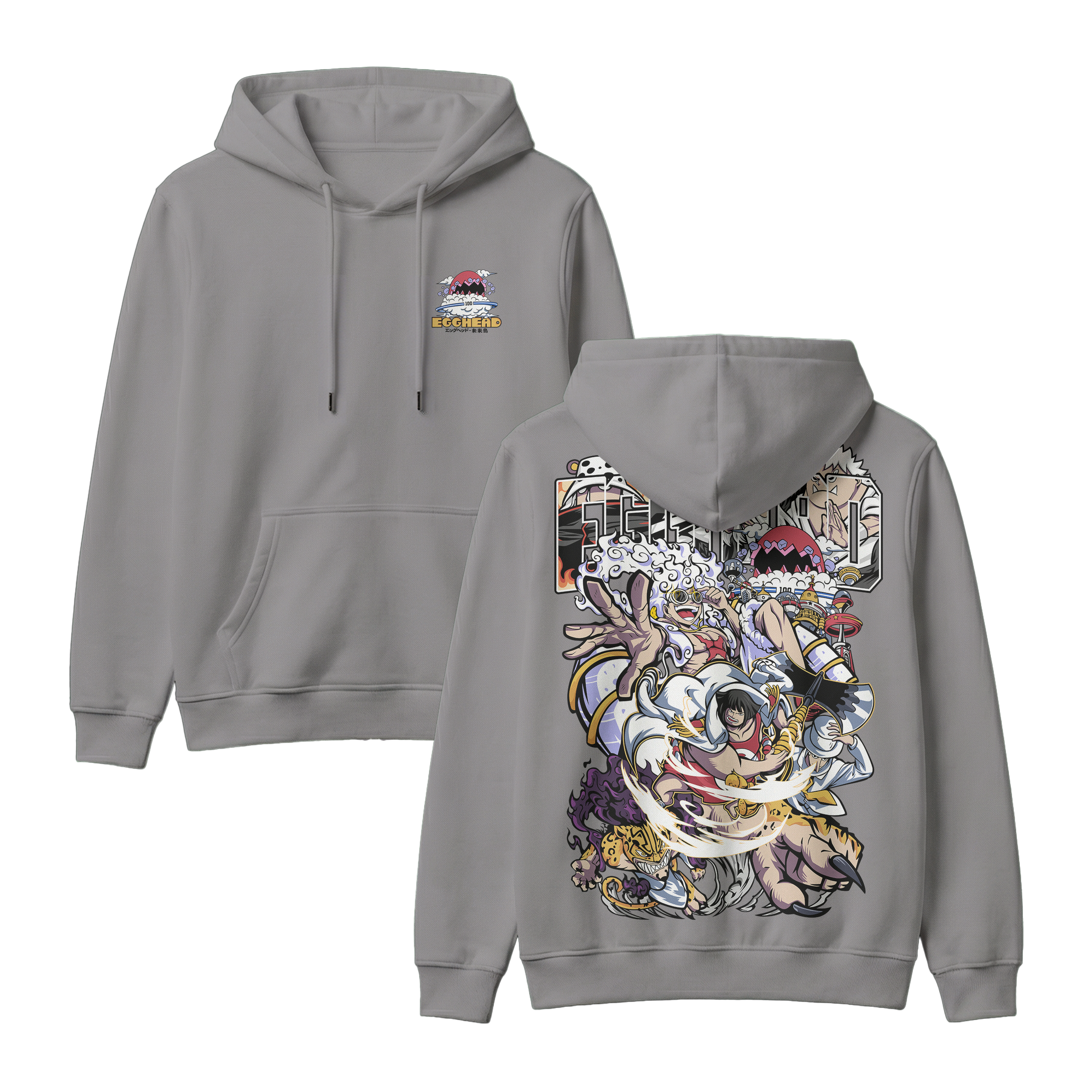 Anime One Piece Egghead Arc Pullover Hoodie - RZM013