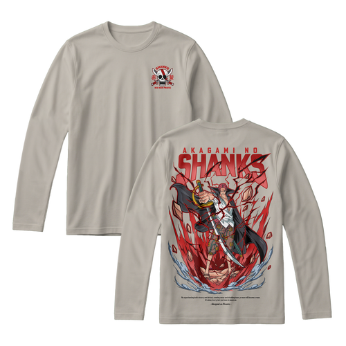 Anime One Piece Akagami no Shanks Long Sleeve Tee - RZM003