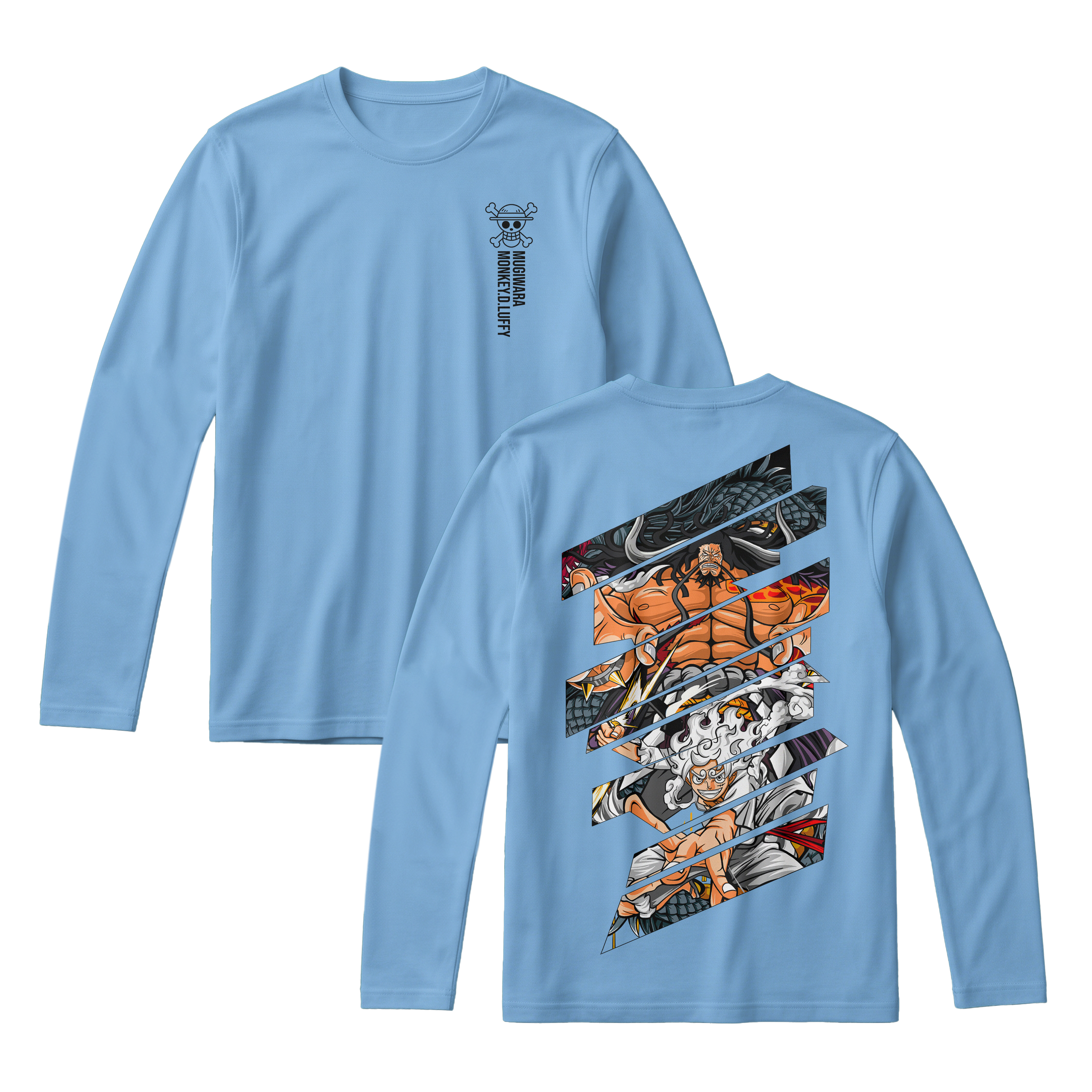 Anime One Piece Monkey D. Luffy Long Sleeve Tee - RZM005