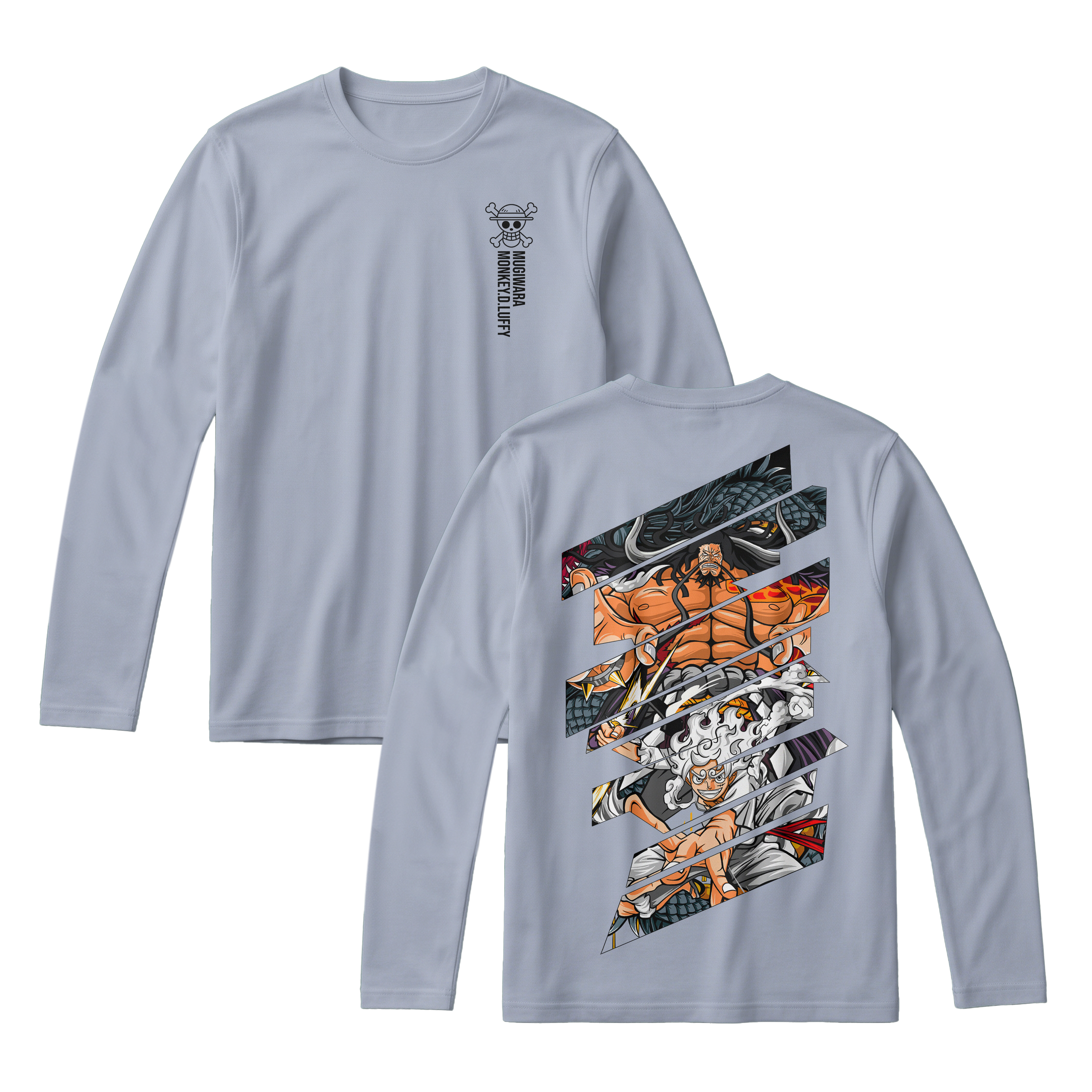 Anime One Piece Monkey D. Luffy Long Sleeve Tee - RZM005