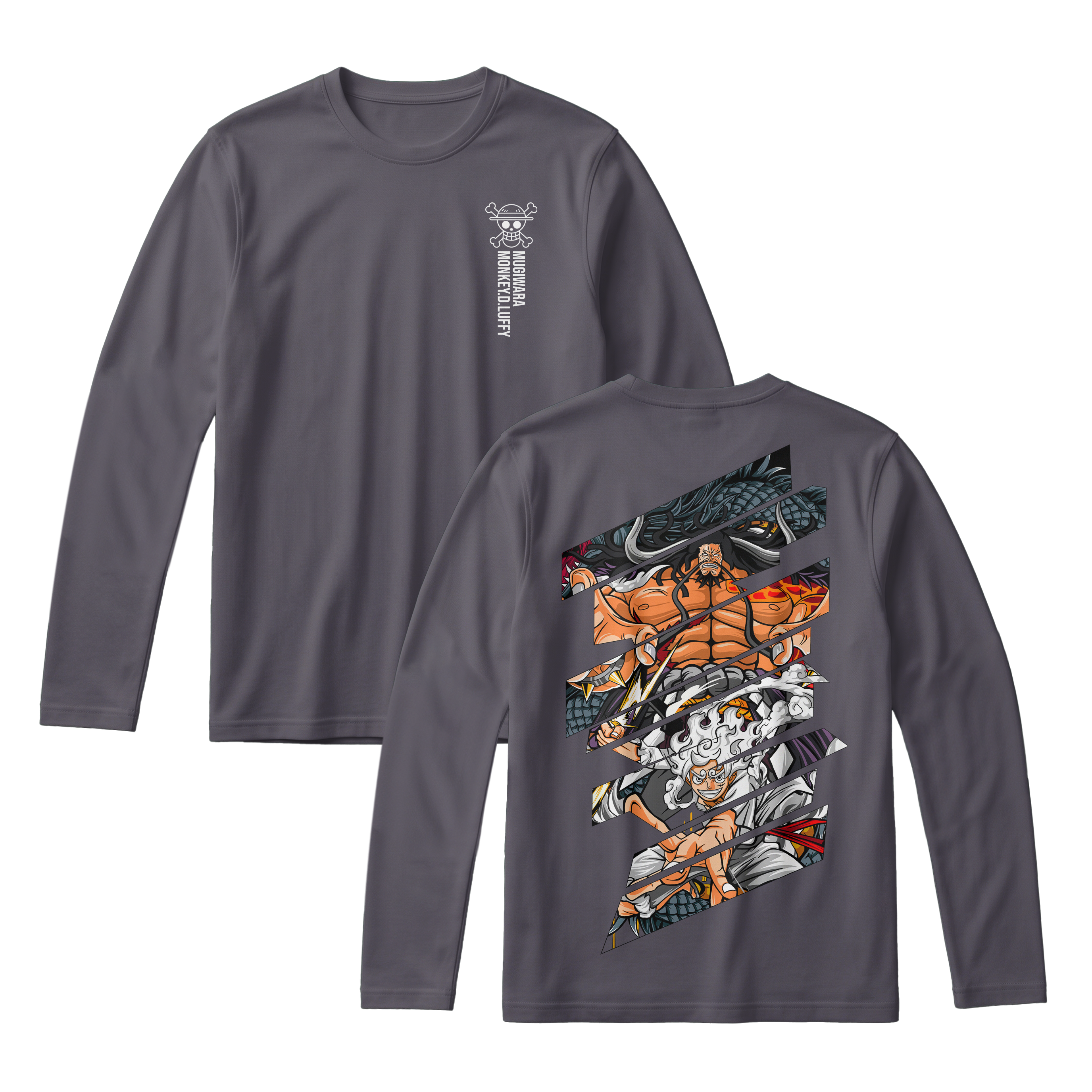 Anime One Piece Monkey D. Luffy Long Sleeve Tee - RZM005