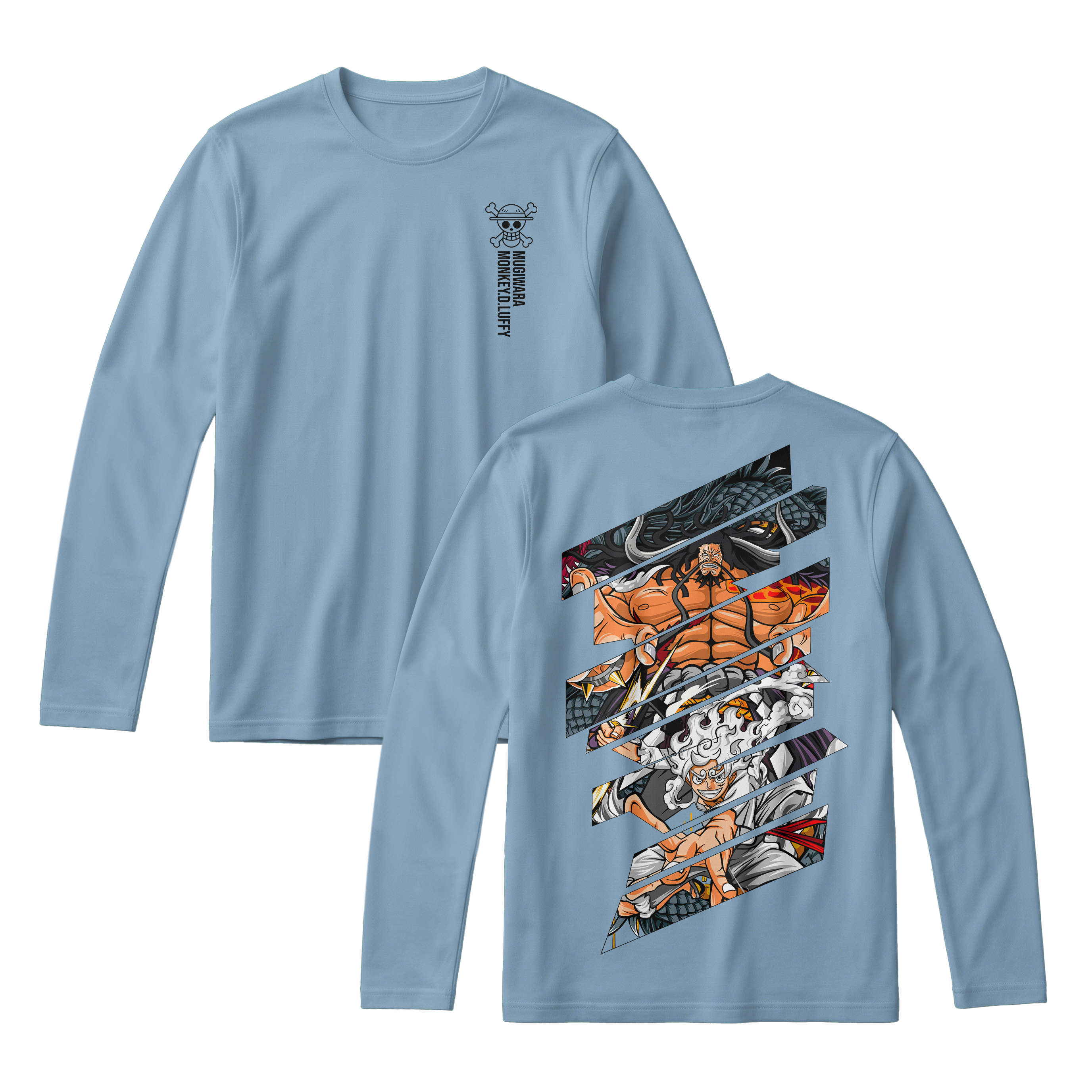 Anime One Piece Monkey D. Luffy Long Sleeve Tee - RZM005