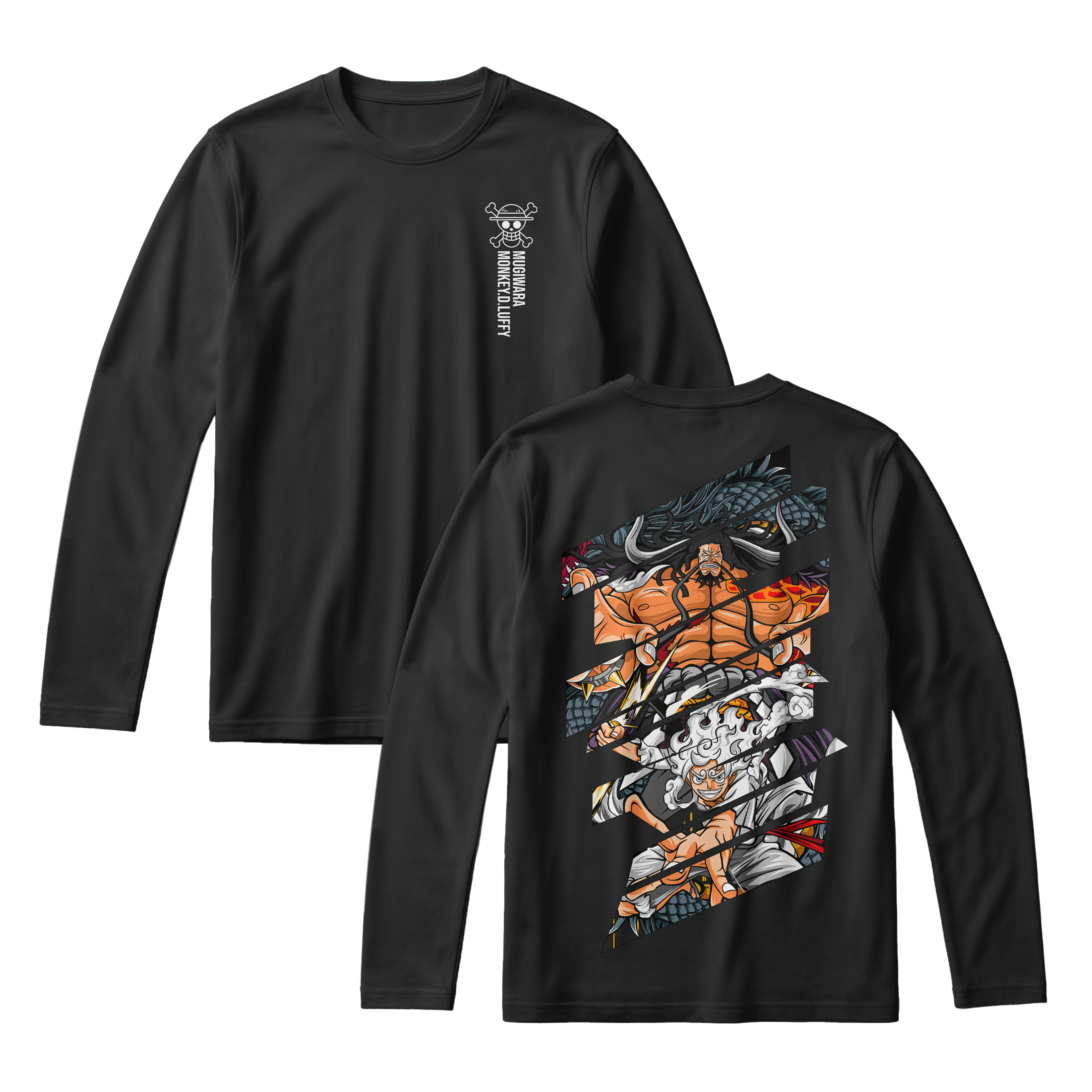 Anime One Piece Monkey D. Luffy Long Sleeve Tee - RZM005