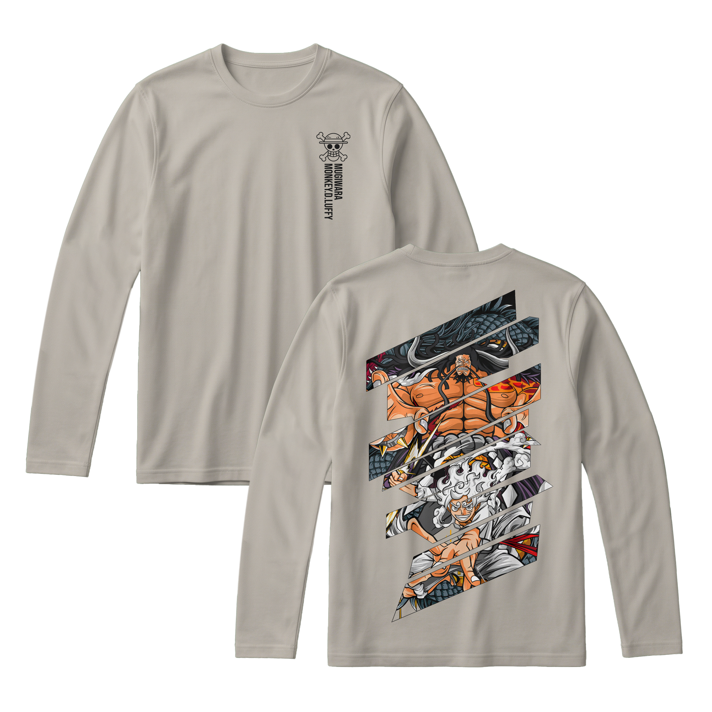 Anime One Piece Monkey D. Luffy Long Sleeve Tee - RZM005