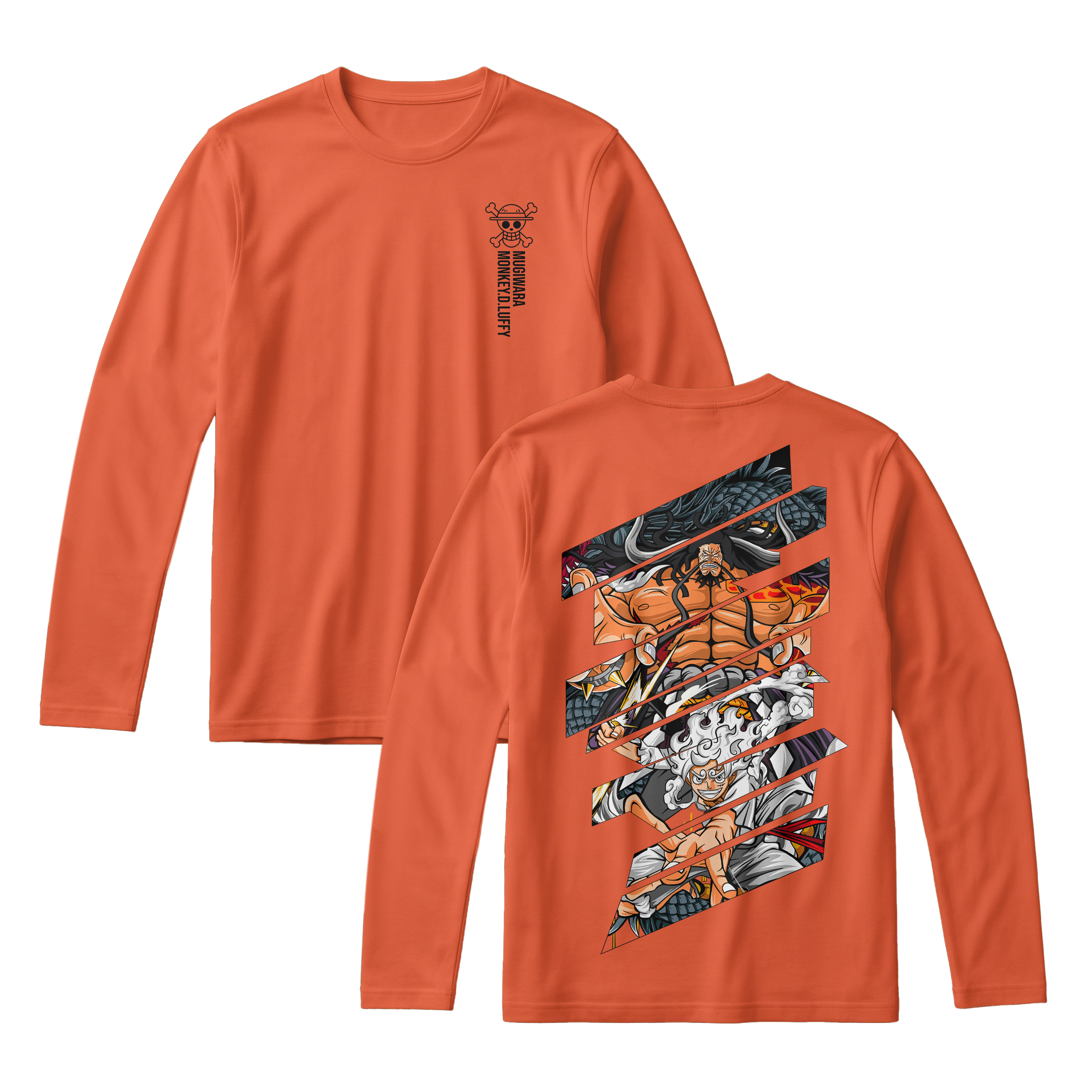 Anime One Piece Monkey D. Luffy Long Sleeve Tee - RZM005