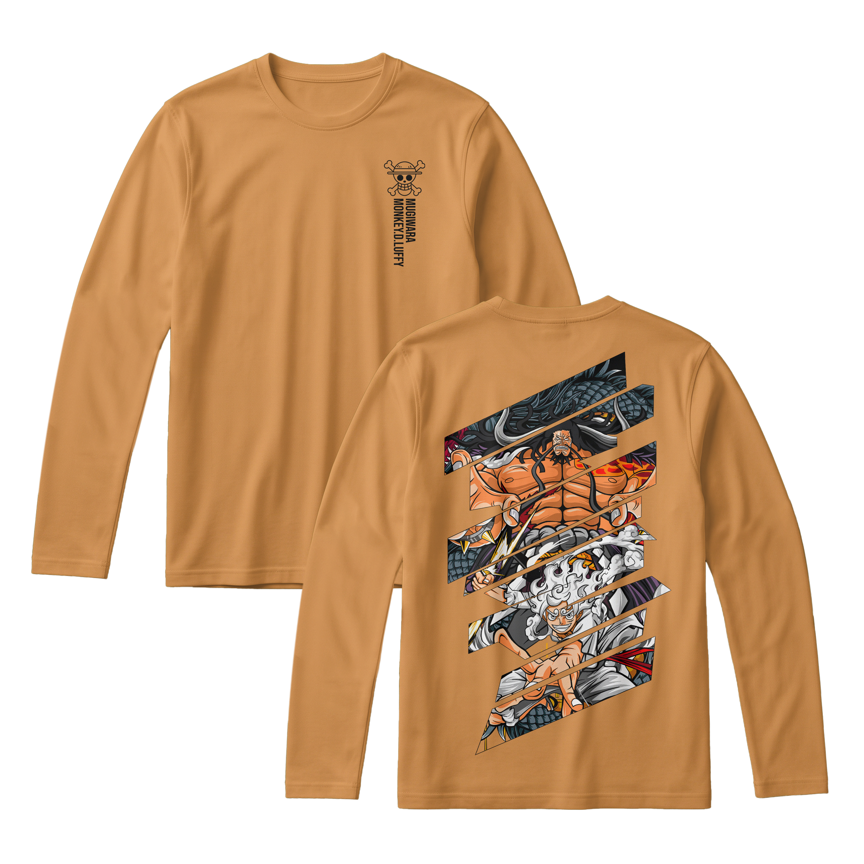 Anime One Piece Monkey D. Luffy Long Sleeve Tee - RZM005