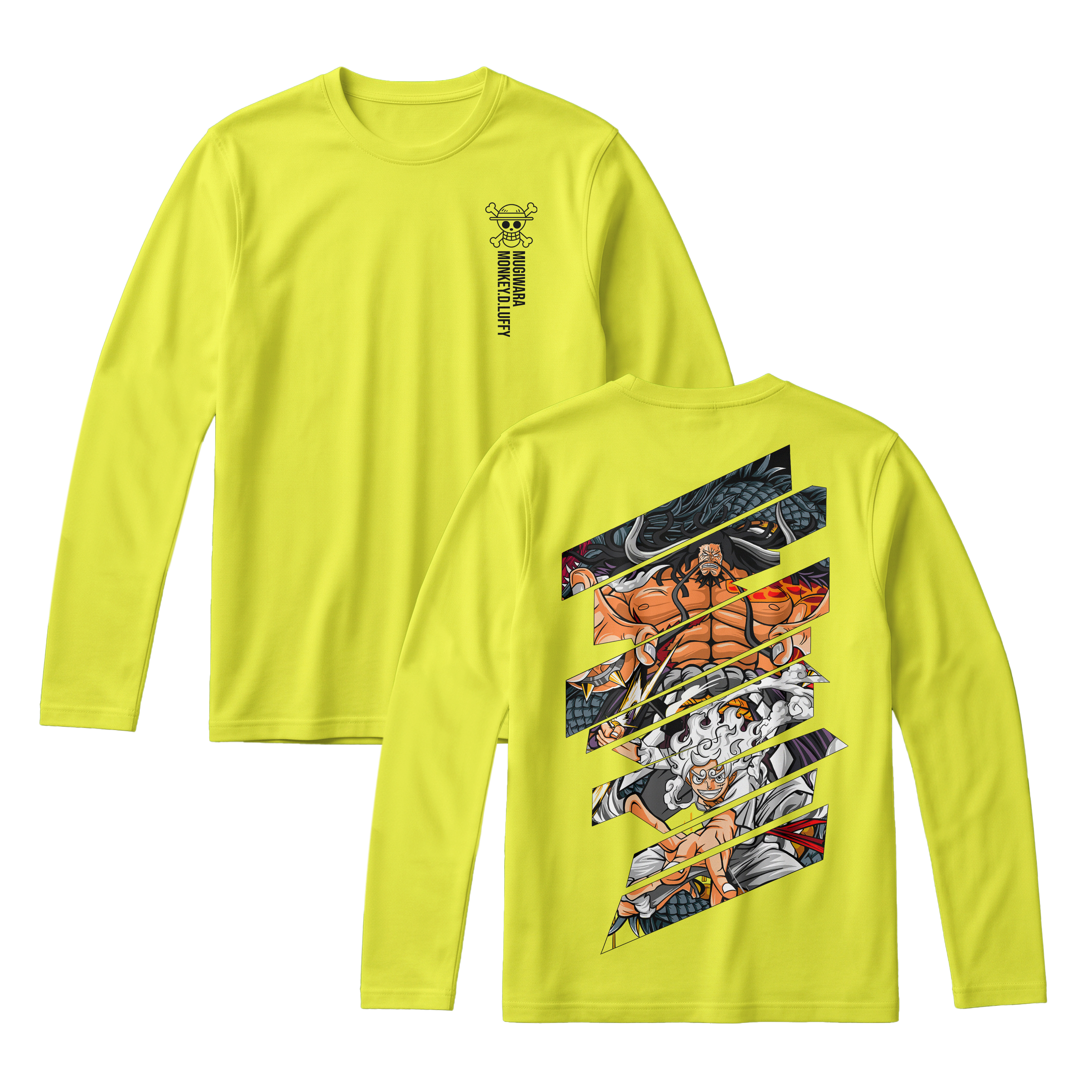 Anime One Piece Monkey D. Luffy Long Sleeve Tee - RZM005