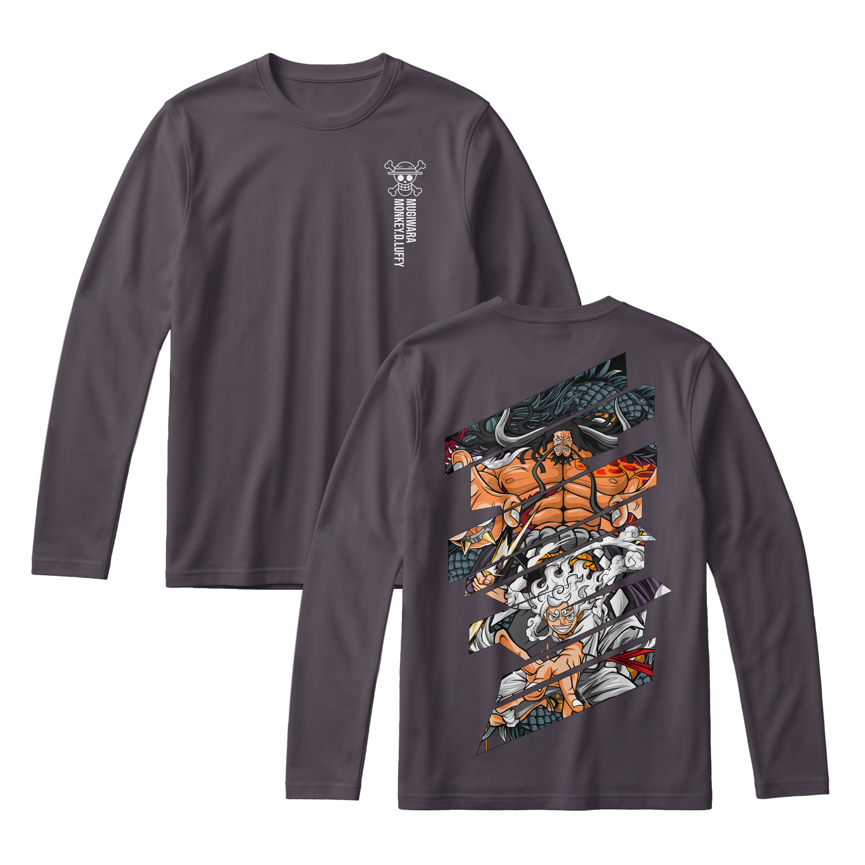 Anime One Piece Monkey D. Luffy Long Sleeve Tee - RZM005