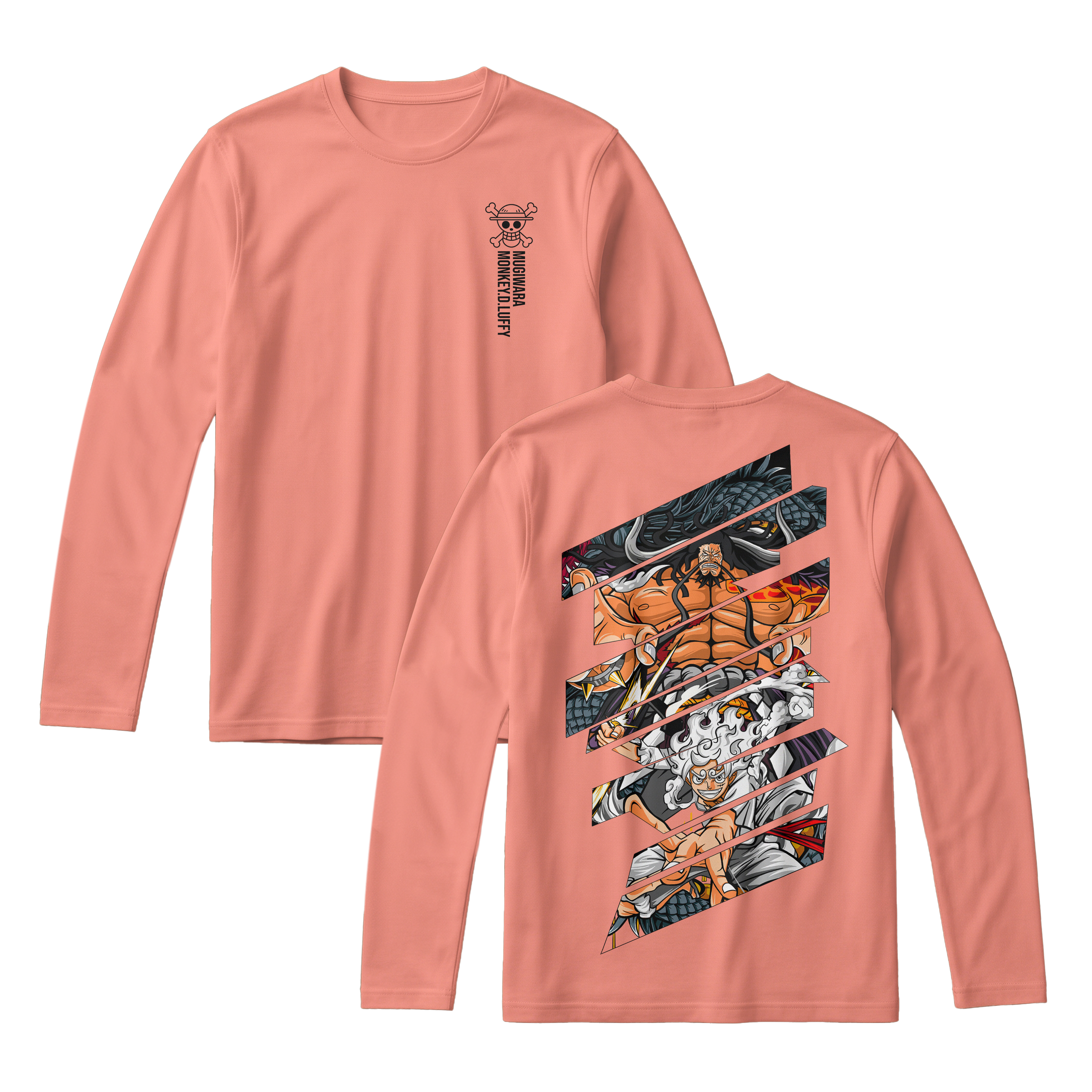 Anime One Piece Monkey D. Luffy Long Sleeve Tee - RZM005