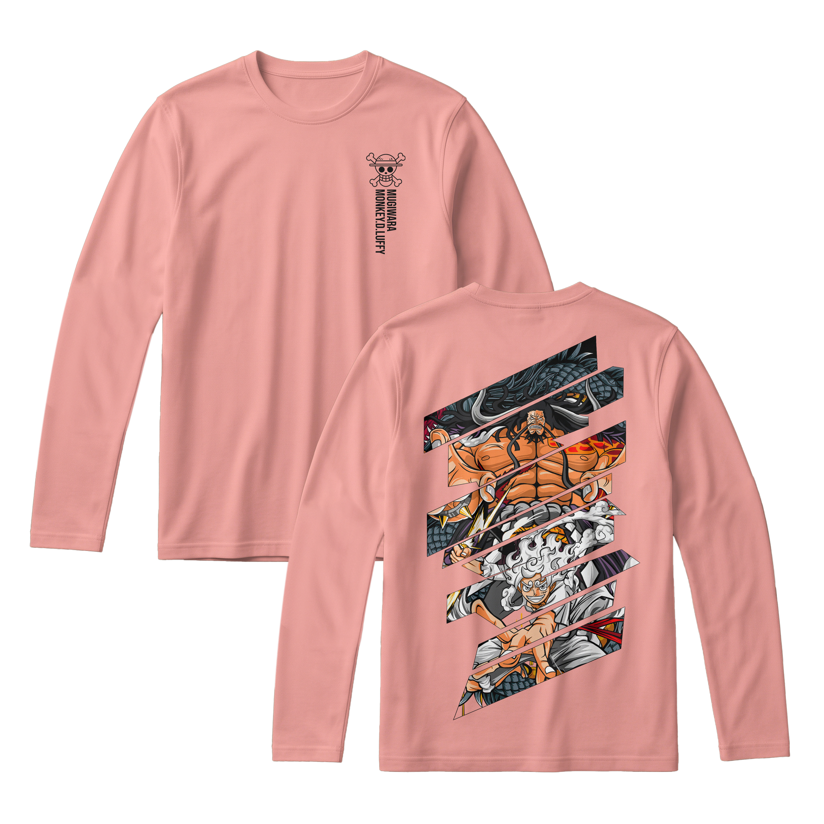Anime One Piece Monkey D. Luffy Long Sleeve Tee - RZM005