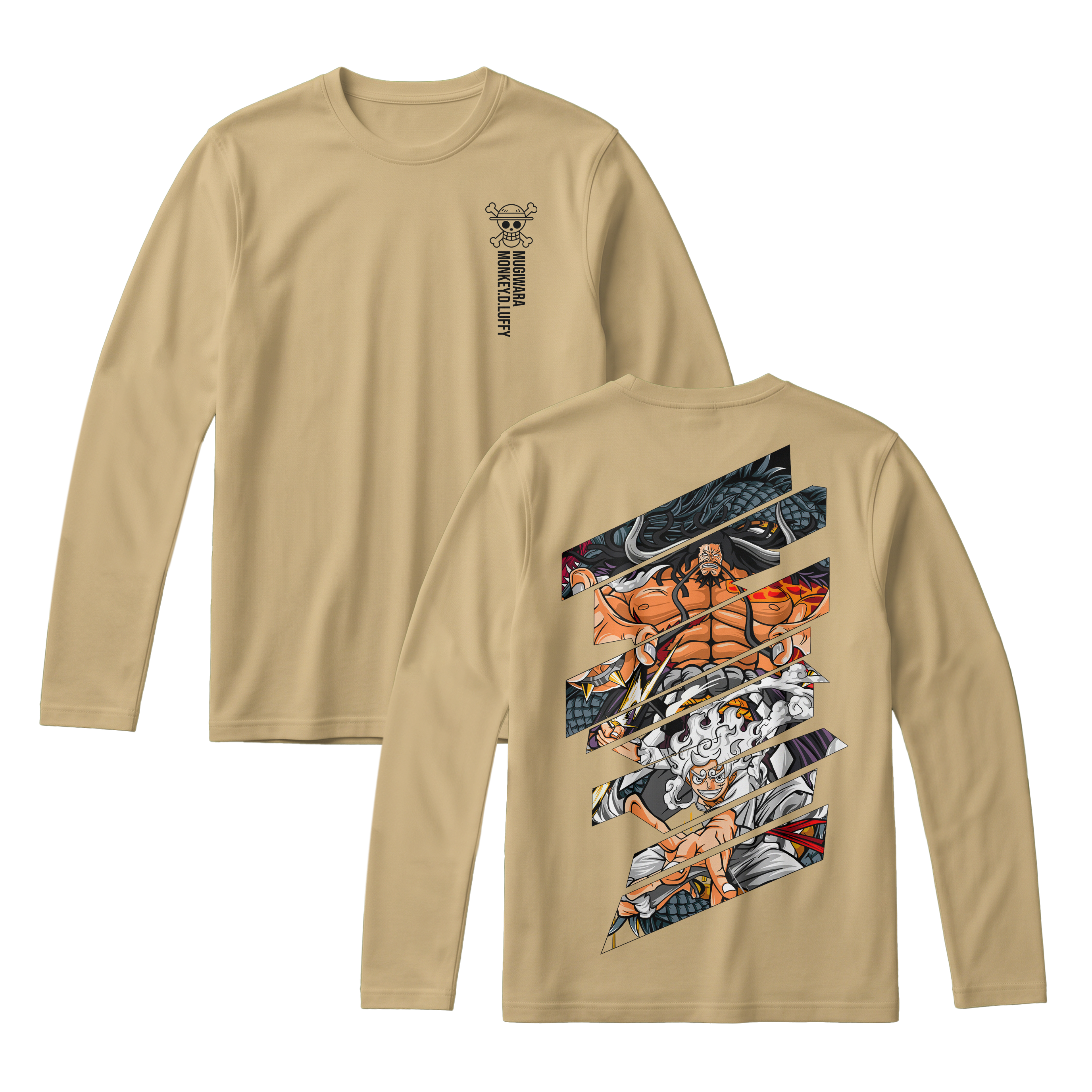 Anime One Piece Monkey D. Luffy Long Sleeve Tee - RZM005