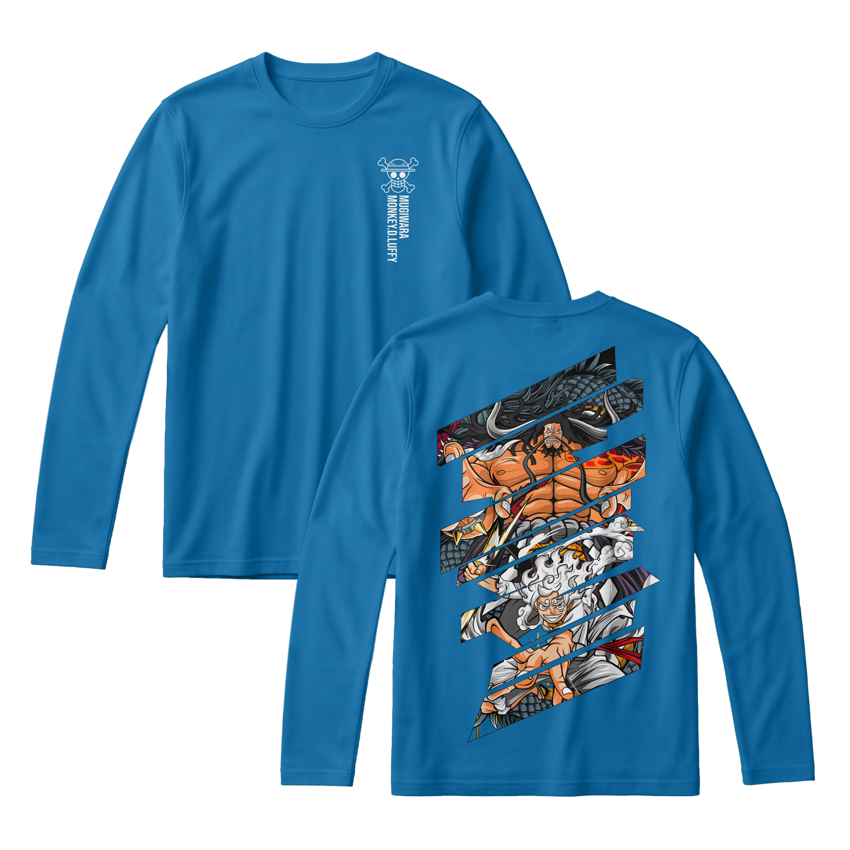 Anime One Piece Monkey D. Luffy Long Sleeve Tee - RZM005