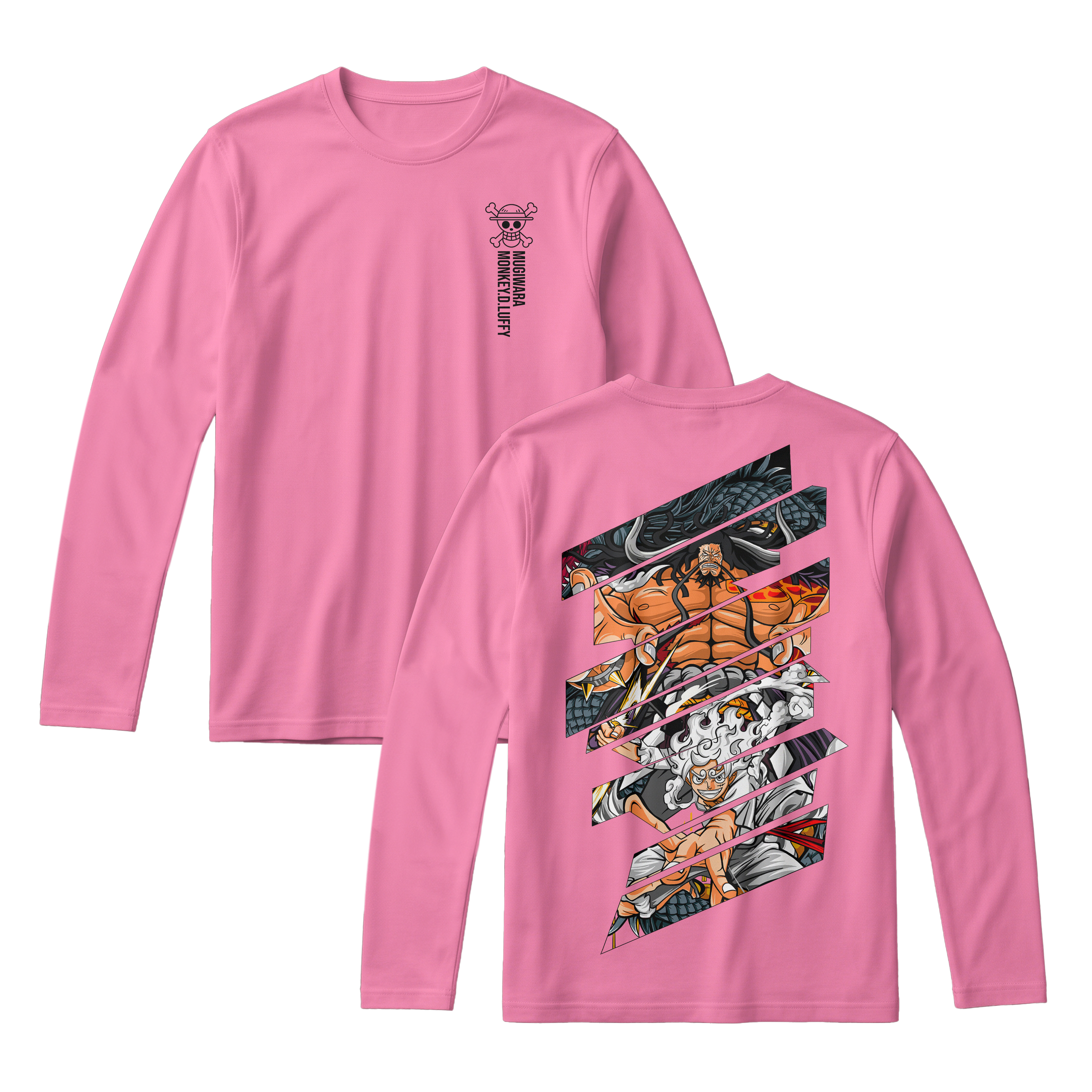 Anime One Piece Monkey D. Luffy Long Sleeve Tee - RZM005