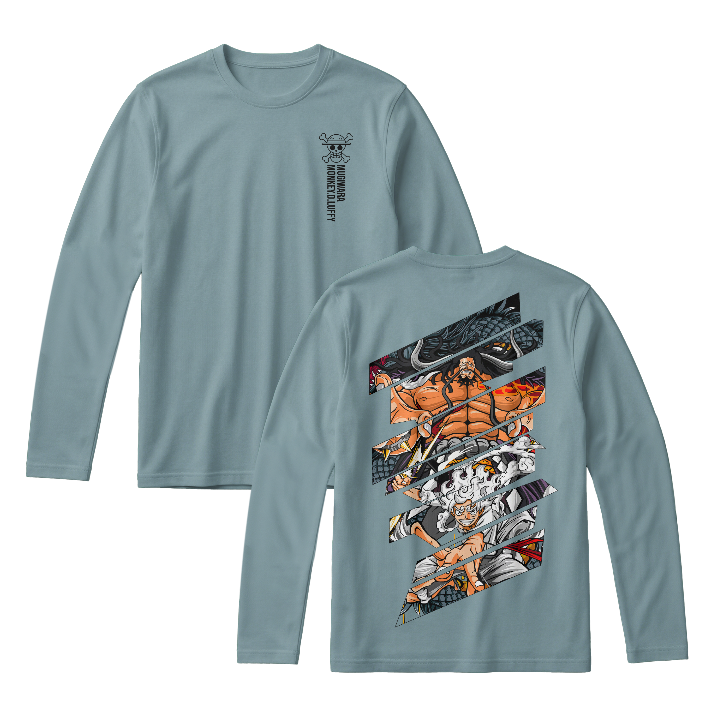 Anime One Piece Monkey D. Luffy Long Sleeve Tee - RZM005