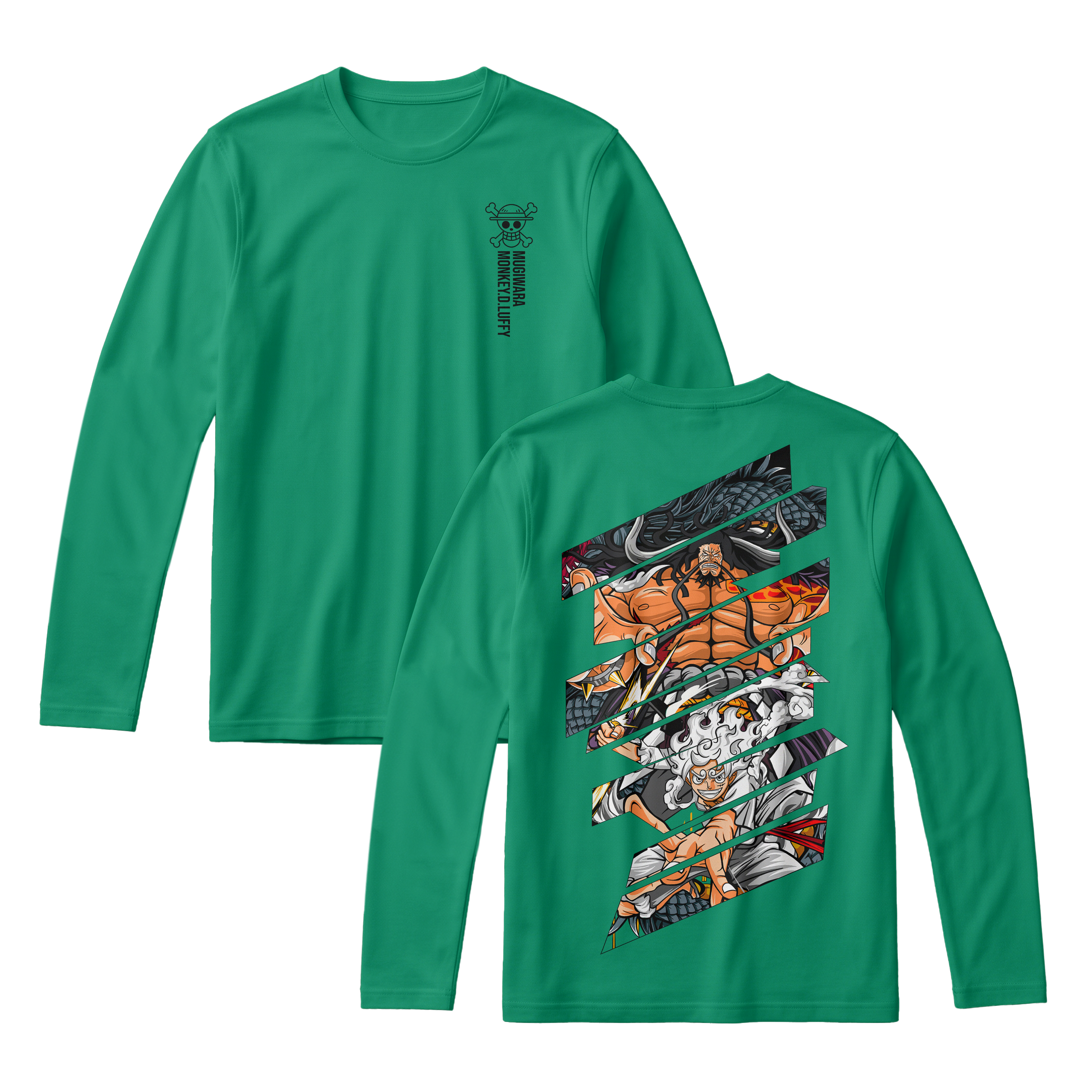 Anime One Piece Monkey D. Luffy Long Sleeve Tee - RZM005