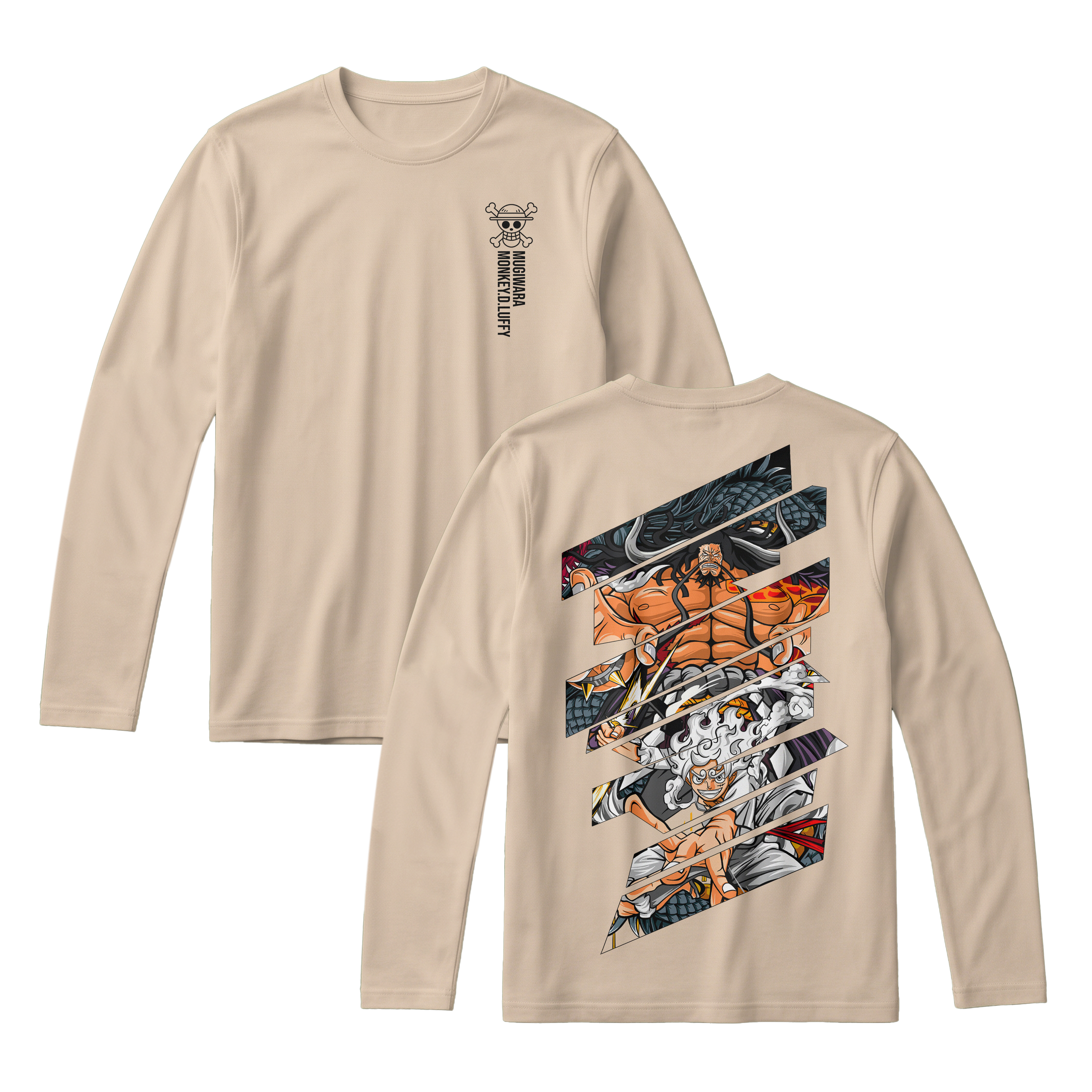Anime One Piece Monkey D. Luffy Long Sleeve Tee - RZM005