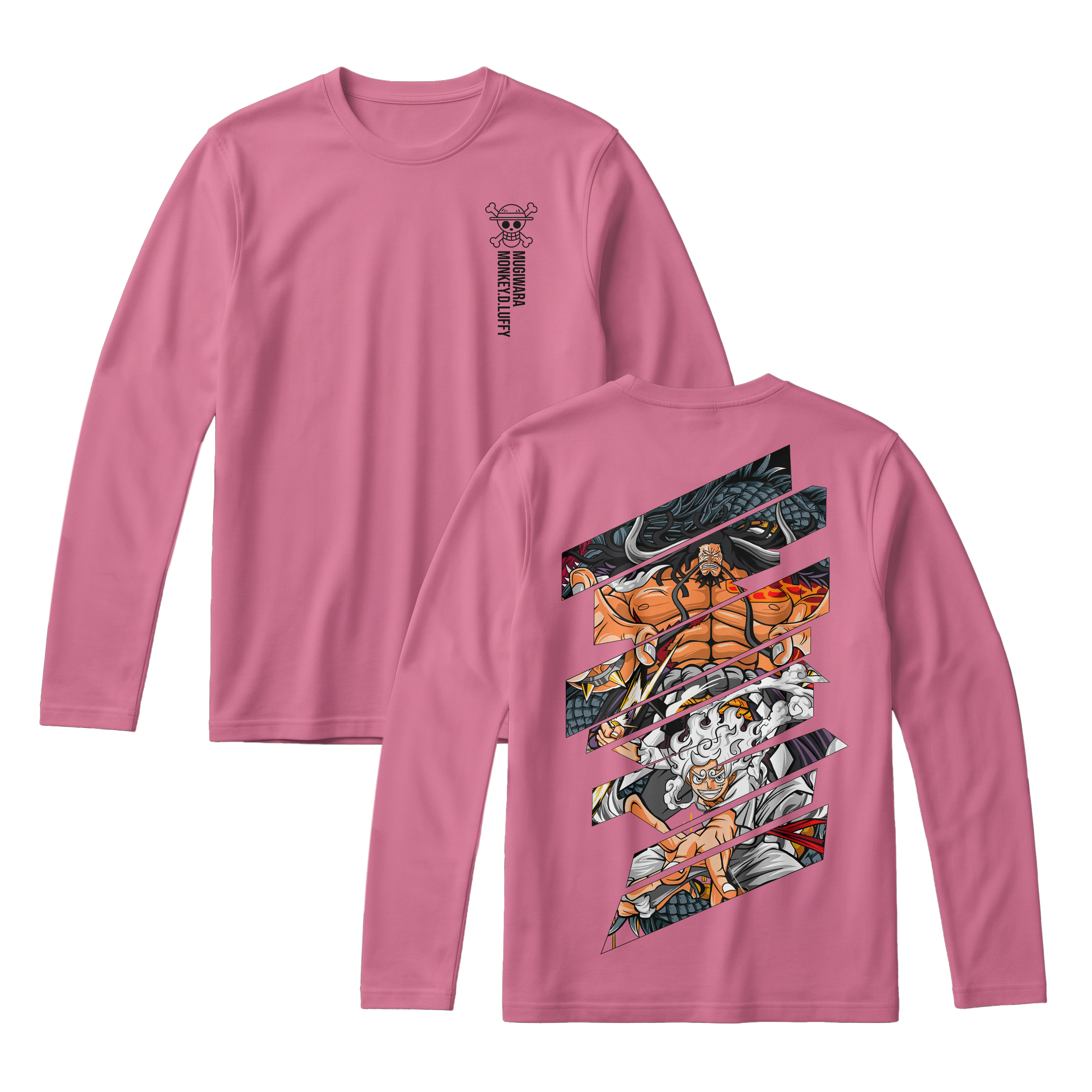 Anime One Piece Monkey D. Luffy Long Sleeve Tee - RZM005