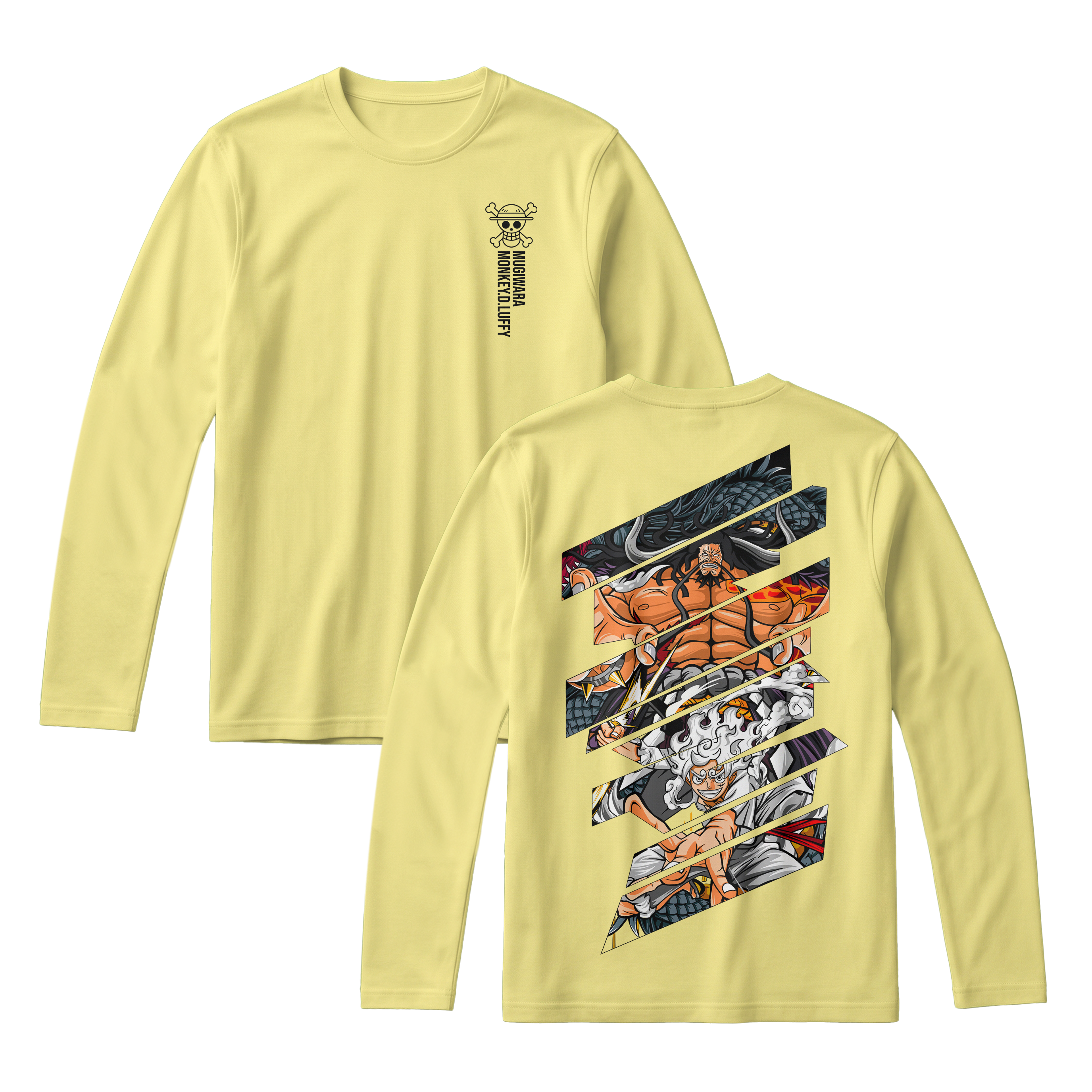 Anime One Piece Monkey D. Luffy Long Sleeve Tee - RZM005