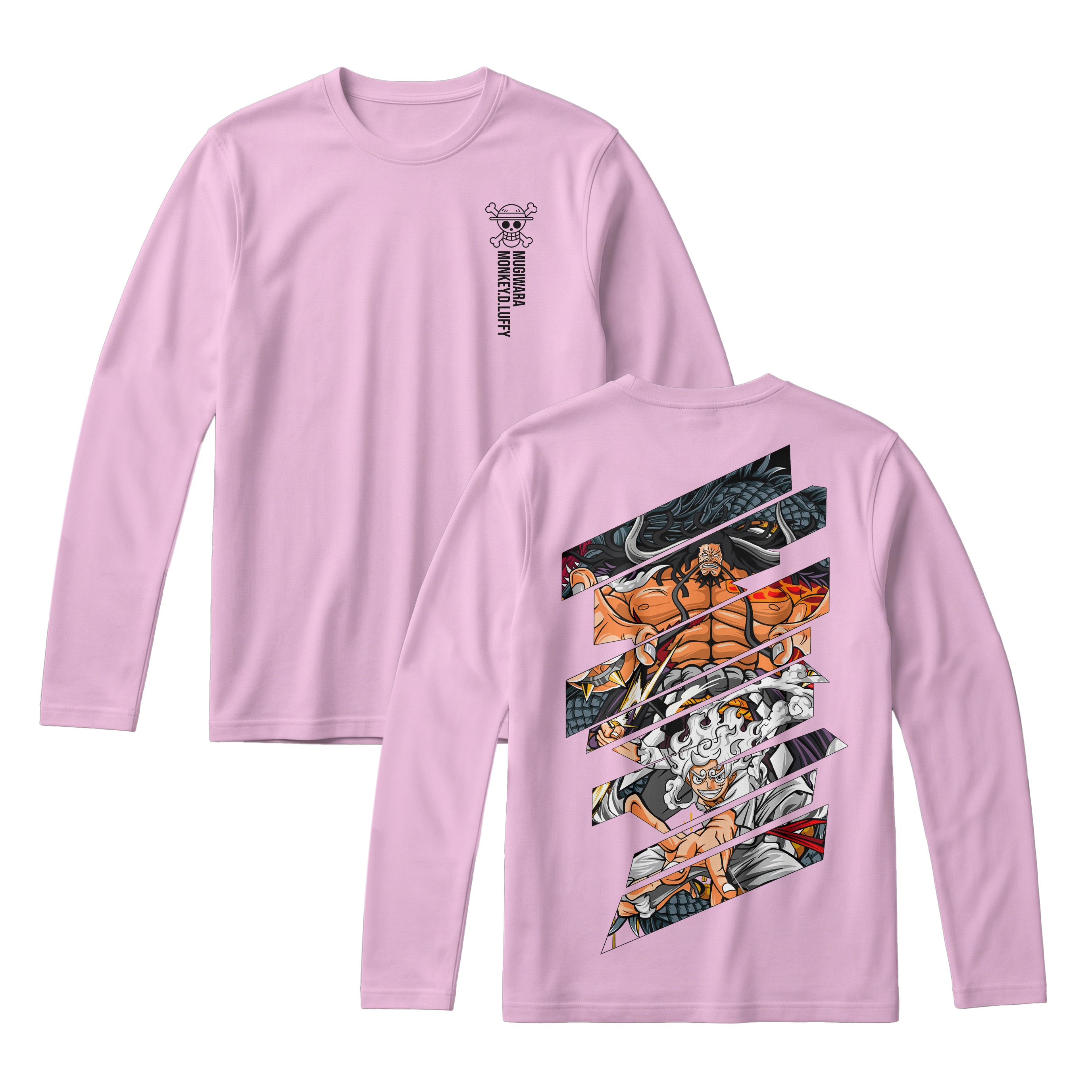 Anime One Piece Monkey D. Luffy Long Sleeve Tee - RZM005