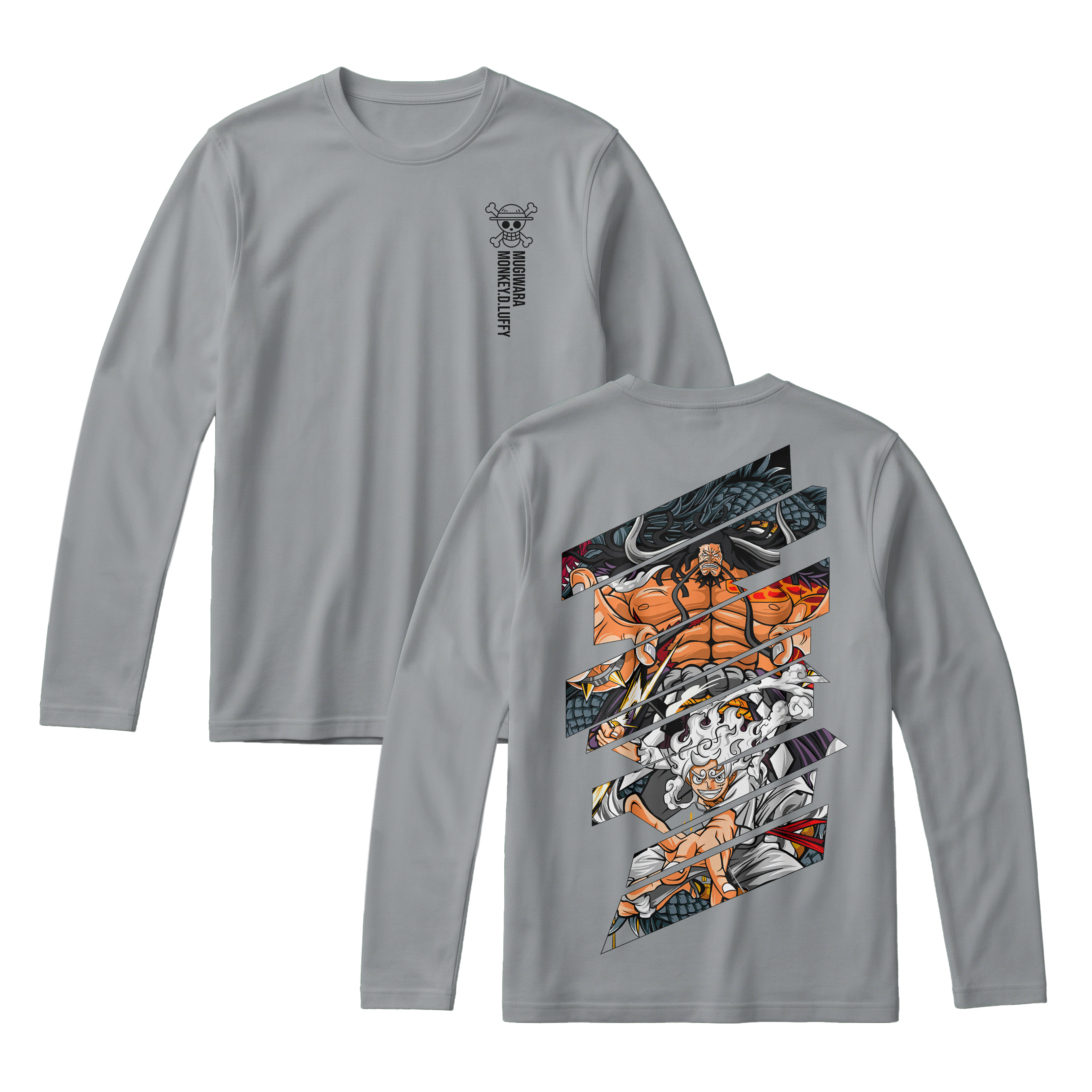 Anime One Piece Monkey D. Luffy Long Sleeve Tee - RZM005