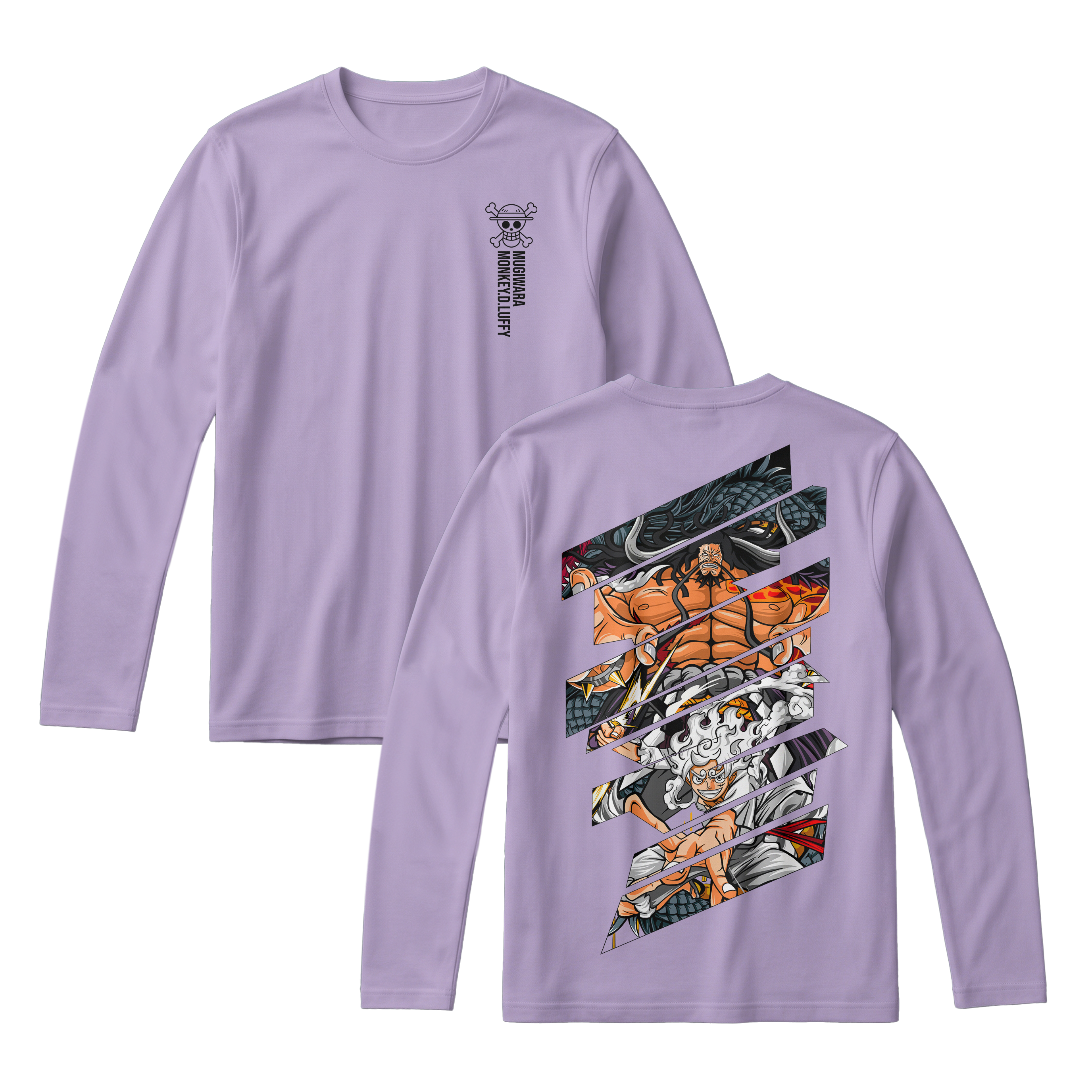 Anime One Piece Monkey D. Luffy Long Sleeve Tee - RZM005