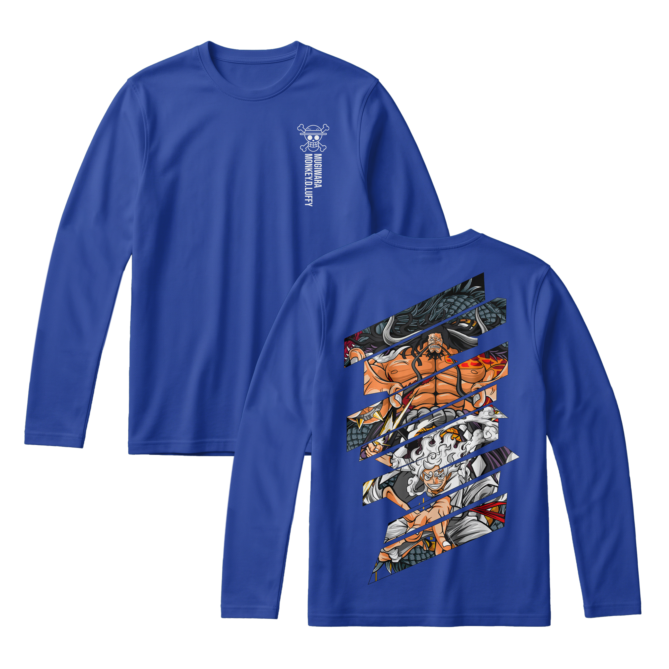Anime One Piece Monkey D. Luffy Long Sleeve Tee - RZM005