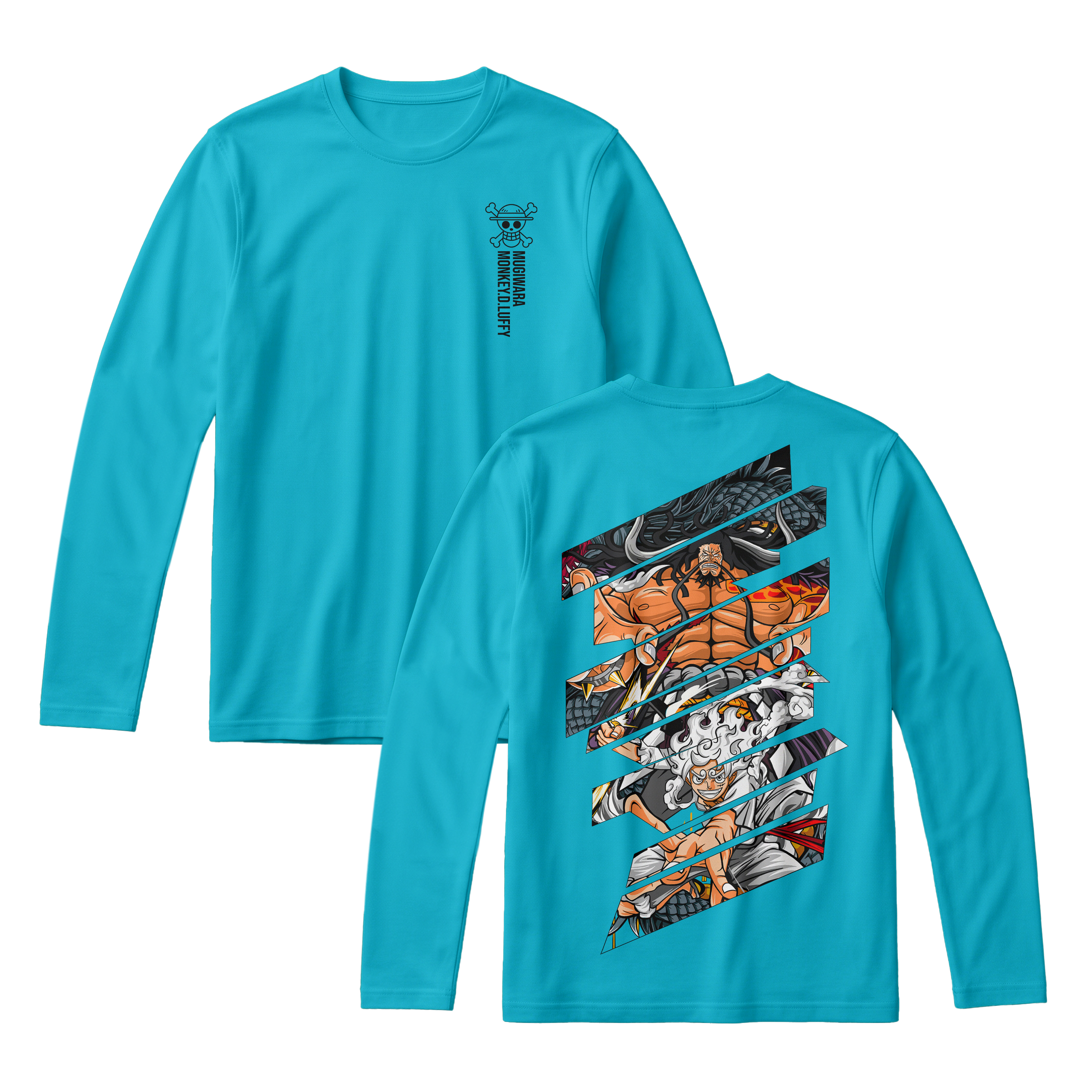 Anime One Piece Monkey D. Luffy Long Sleeve Tee - RZM005