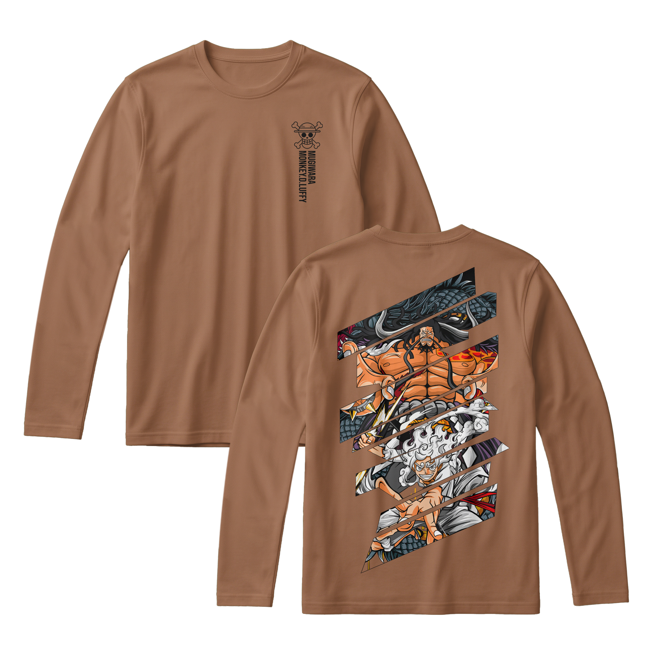Anime One Piece Monkey D. Luffy Long Sleeve Tee - RZM005