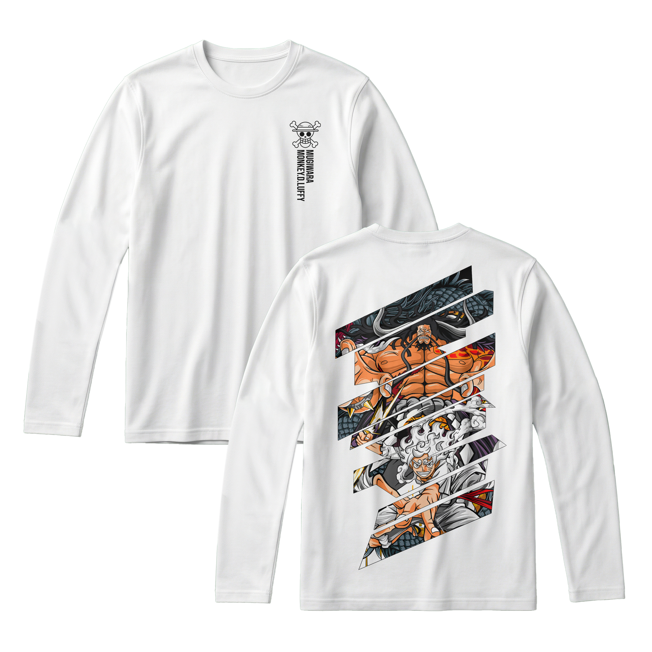 Anime One Piece Monkey D. Luffy Long Sleeve Tee - RZM005