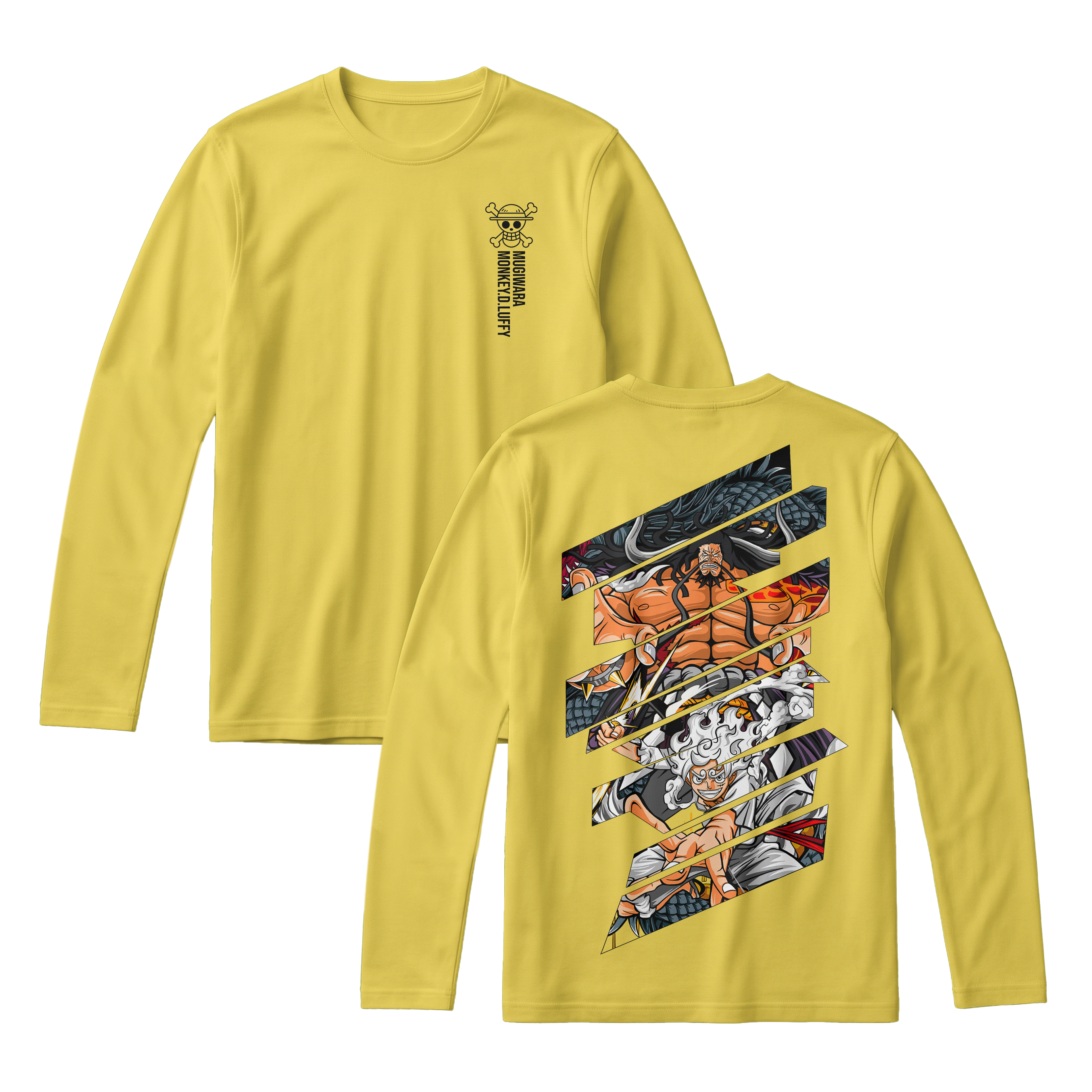 Anime One Piece Monkey D. Luffy Long Sleeve Tee - RZM005