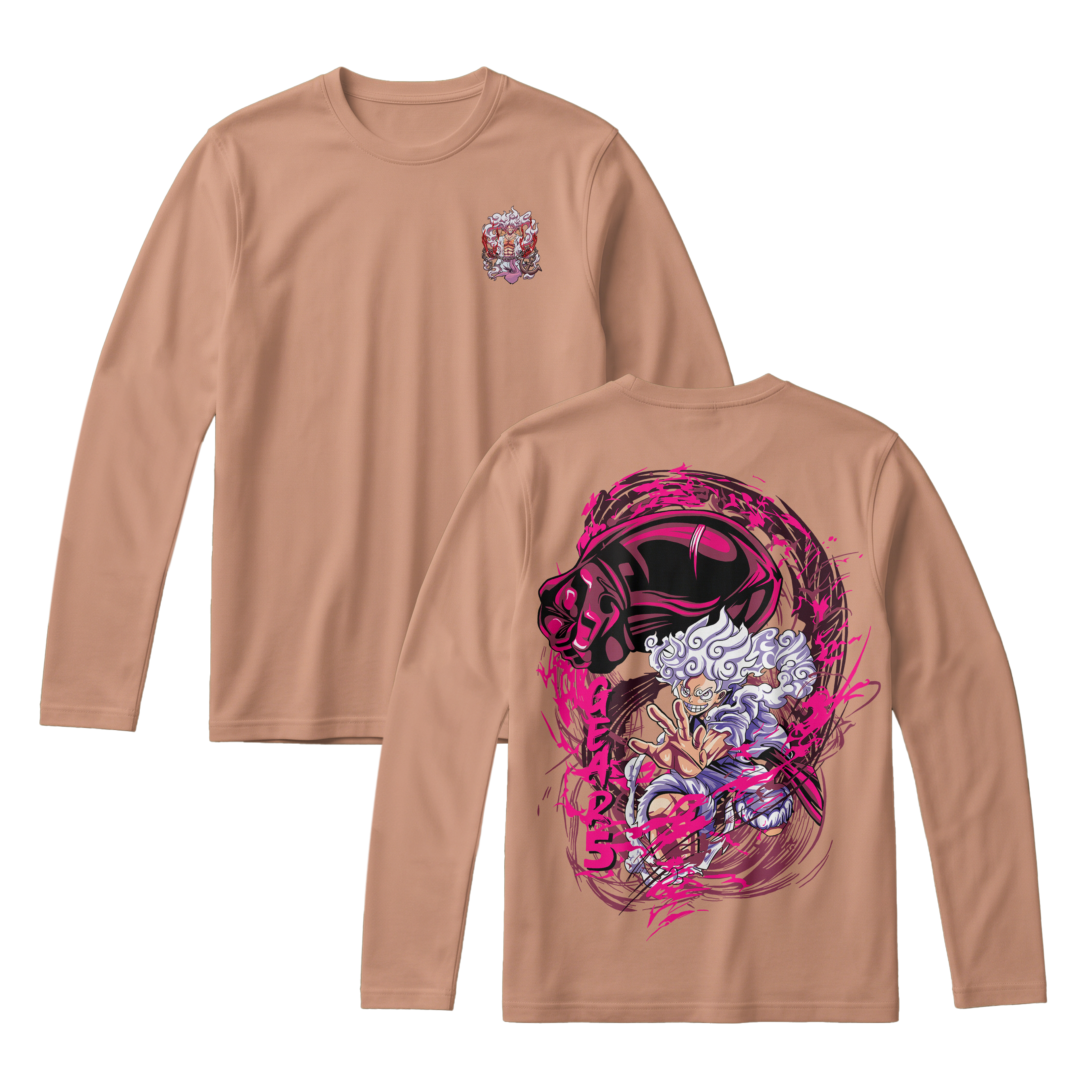 Anime One Piece Monkey D. Luffy Long Sleeve Tee - RZM006