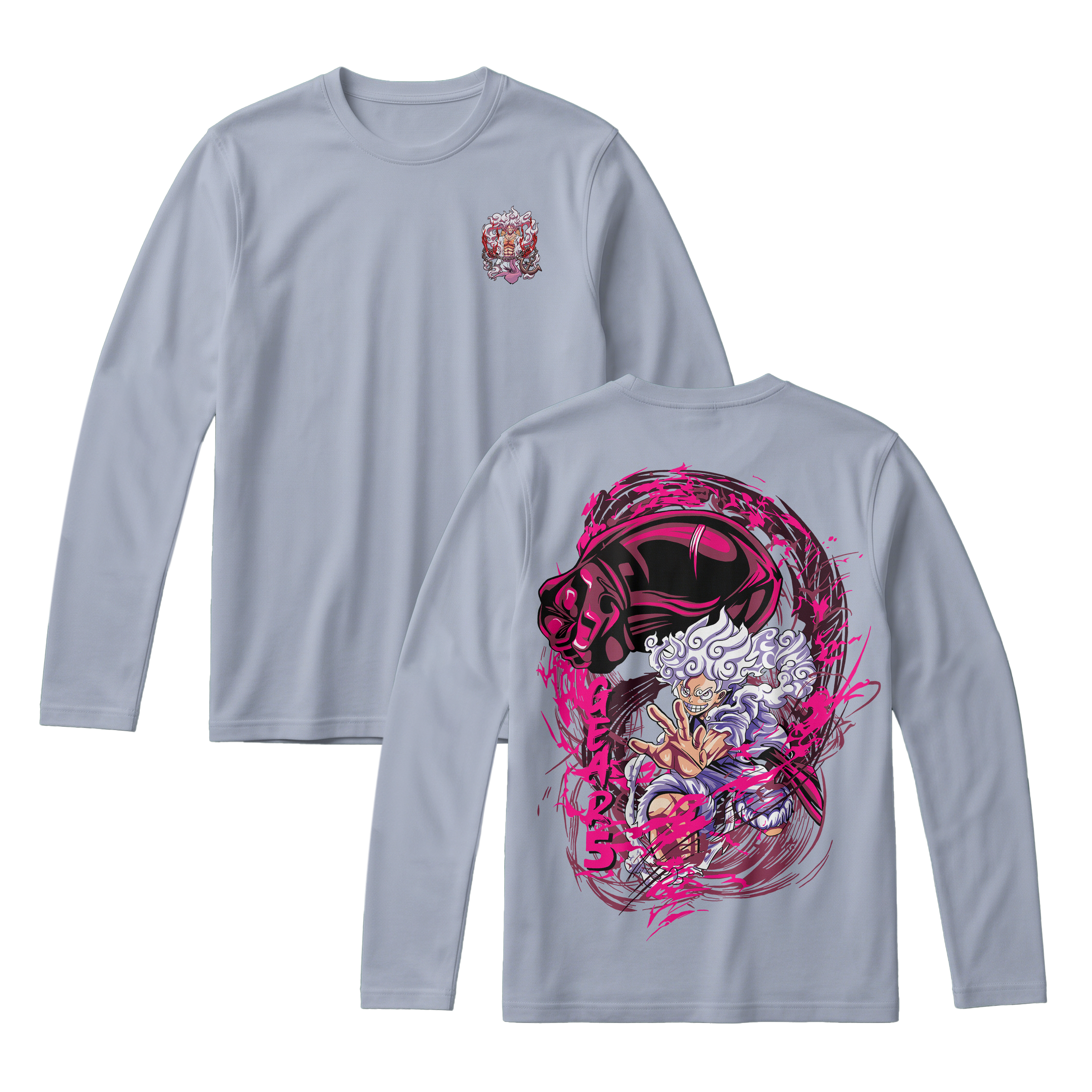 Anime One Piece Monkey D. Luffy Long Sleeve Tee - RZM006