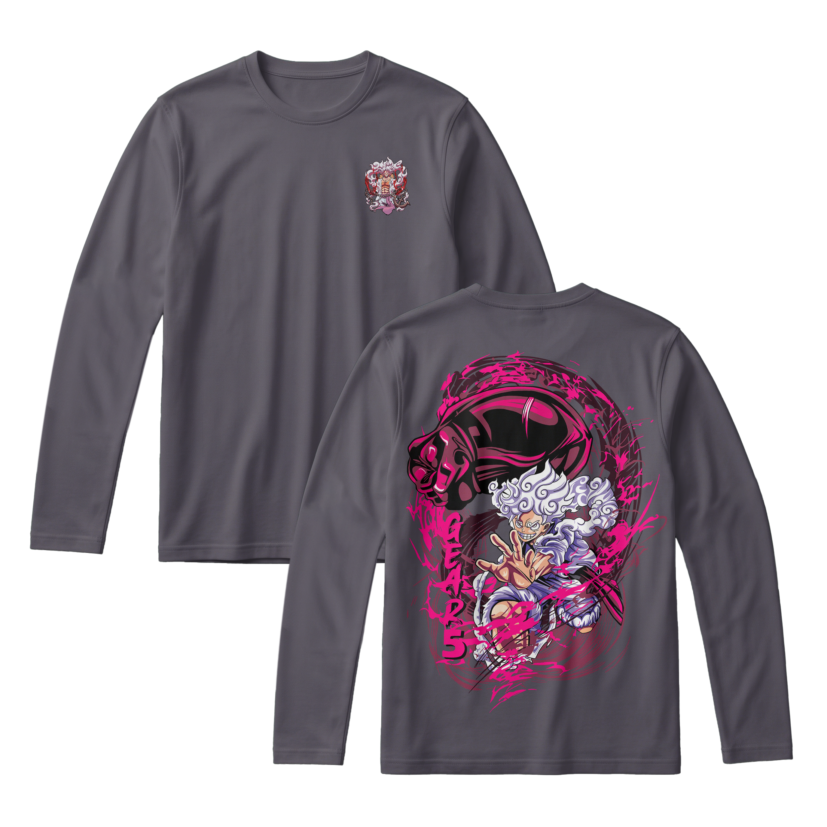 Anime One Piece Monkey D. Luffy Long Sleeve Tee - RZM006