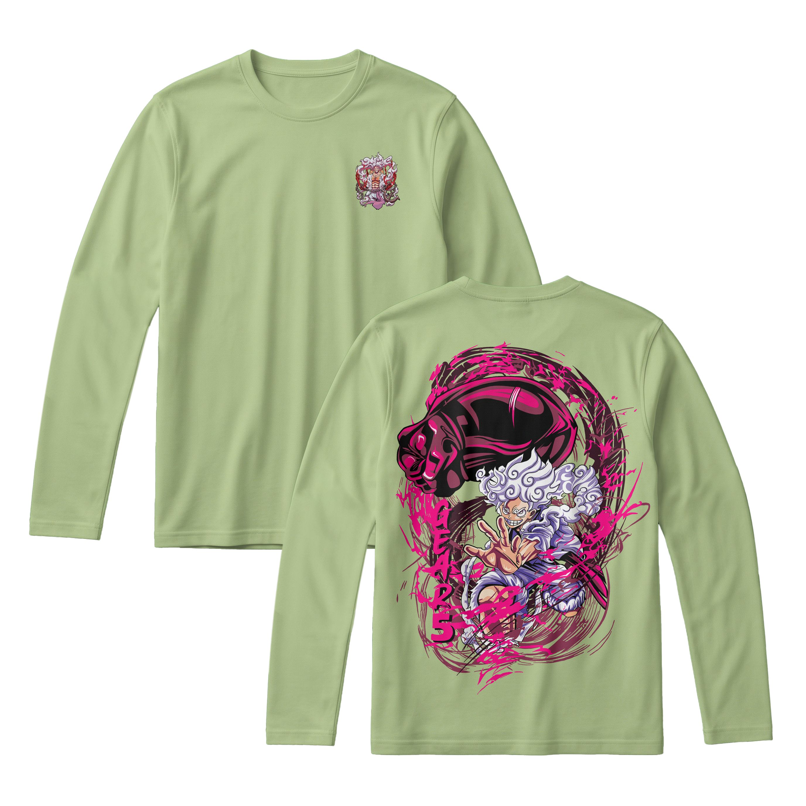 Anime One Piece Monkey D. Luffy Long Sleeve Tee - RZM006