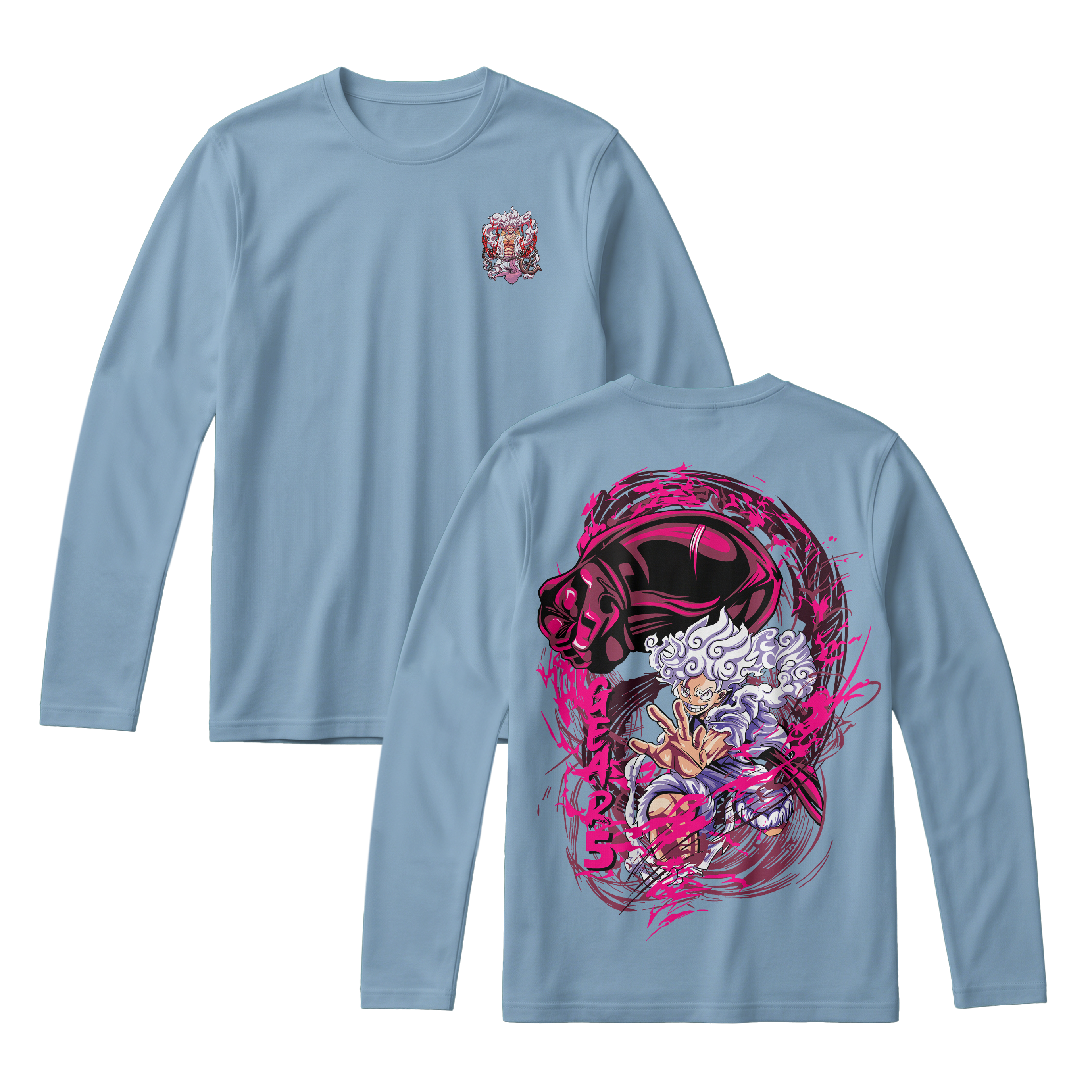 Anime One Piece Monkey D. Luffy Long Sleeve Tee - RZM006