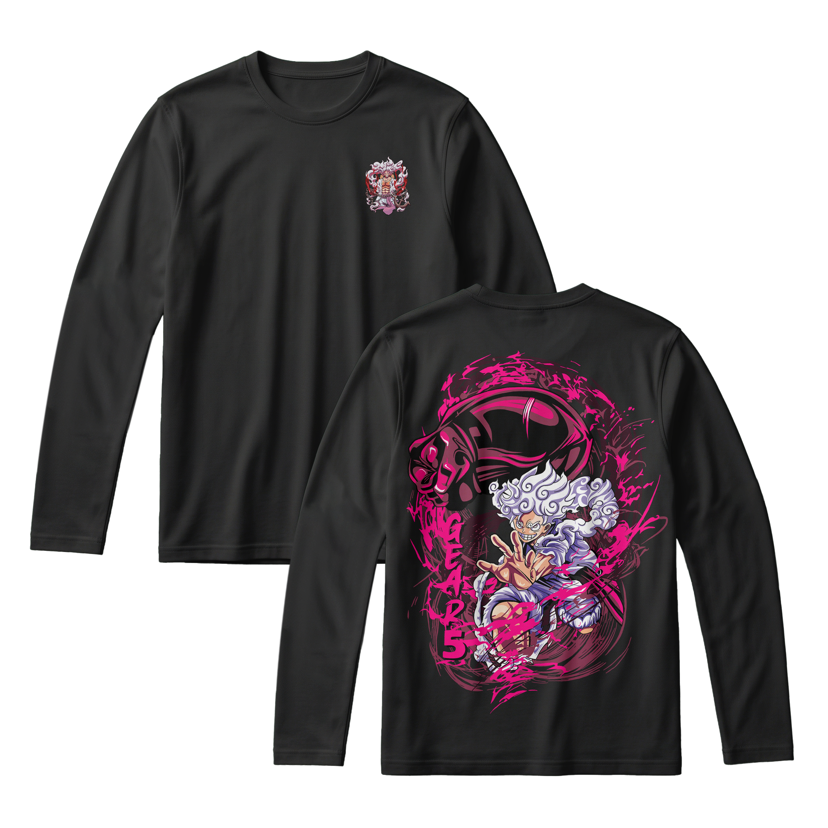 Anime One Piece Monkey D. Luffy Long Sleeve Tee - RZM006