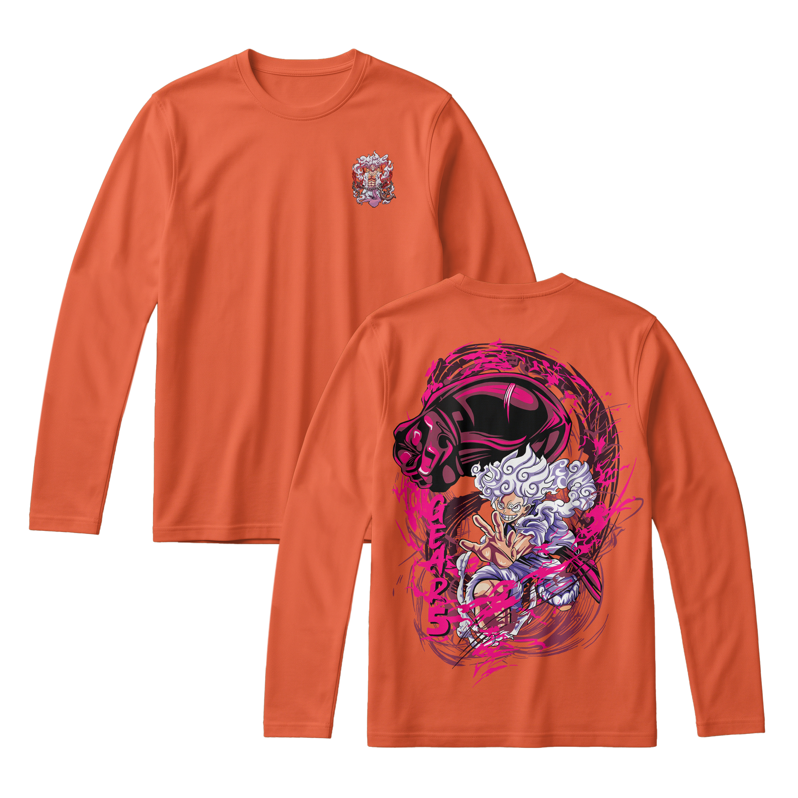 Anime One Piece Monkey D. Luffy Long Sleeve Tee - RZM006