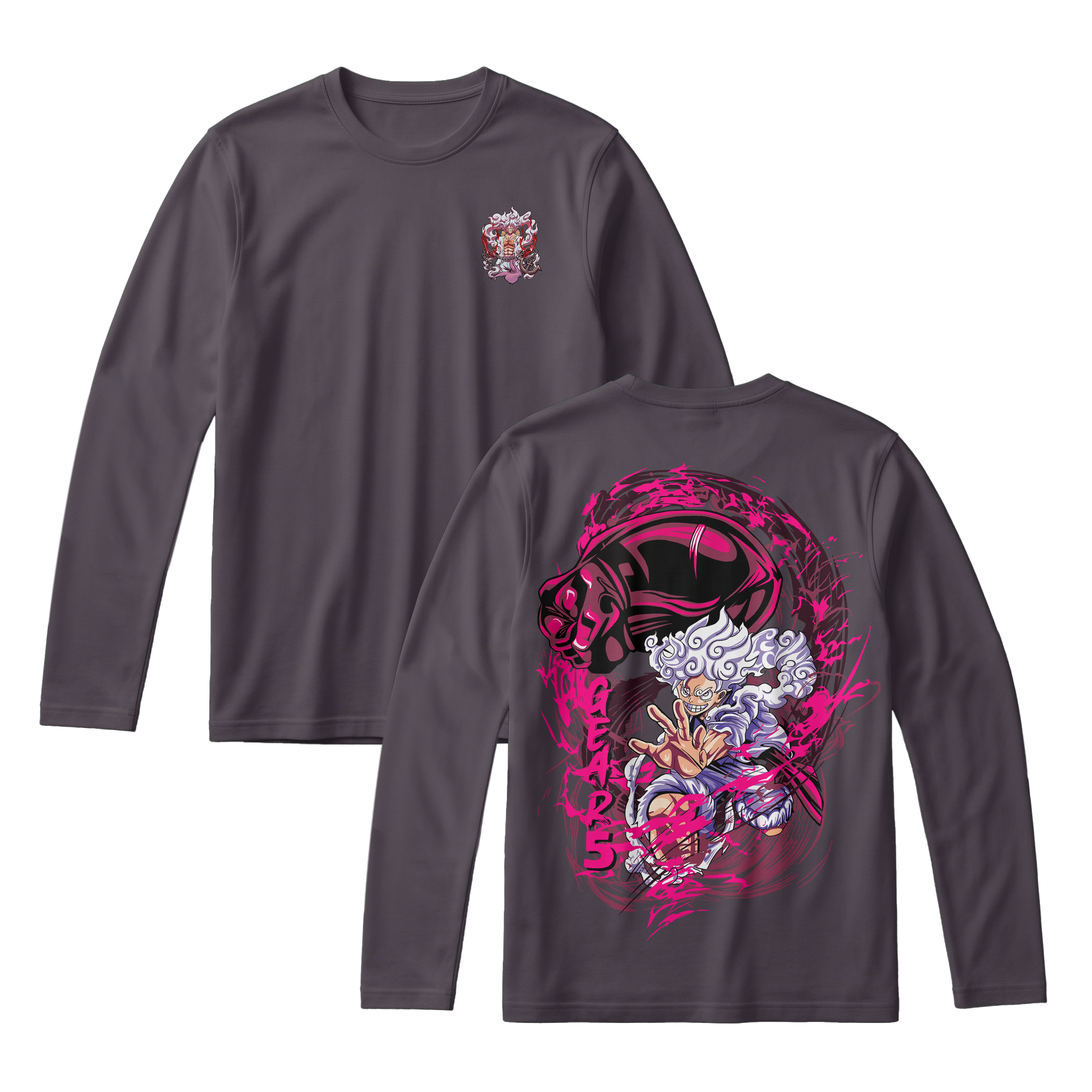 Anime One Piece Monkey D. Luffy Long Sleeve Tee - RZM006